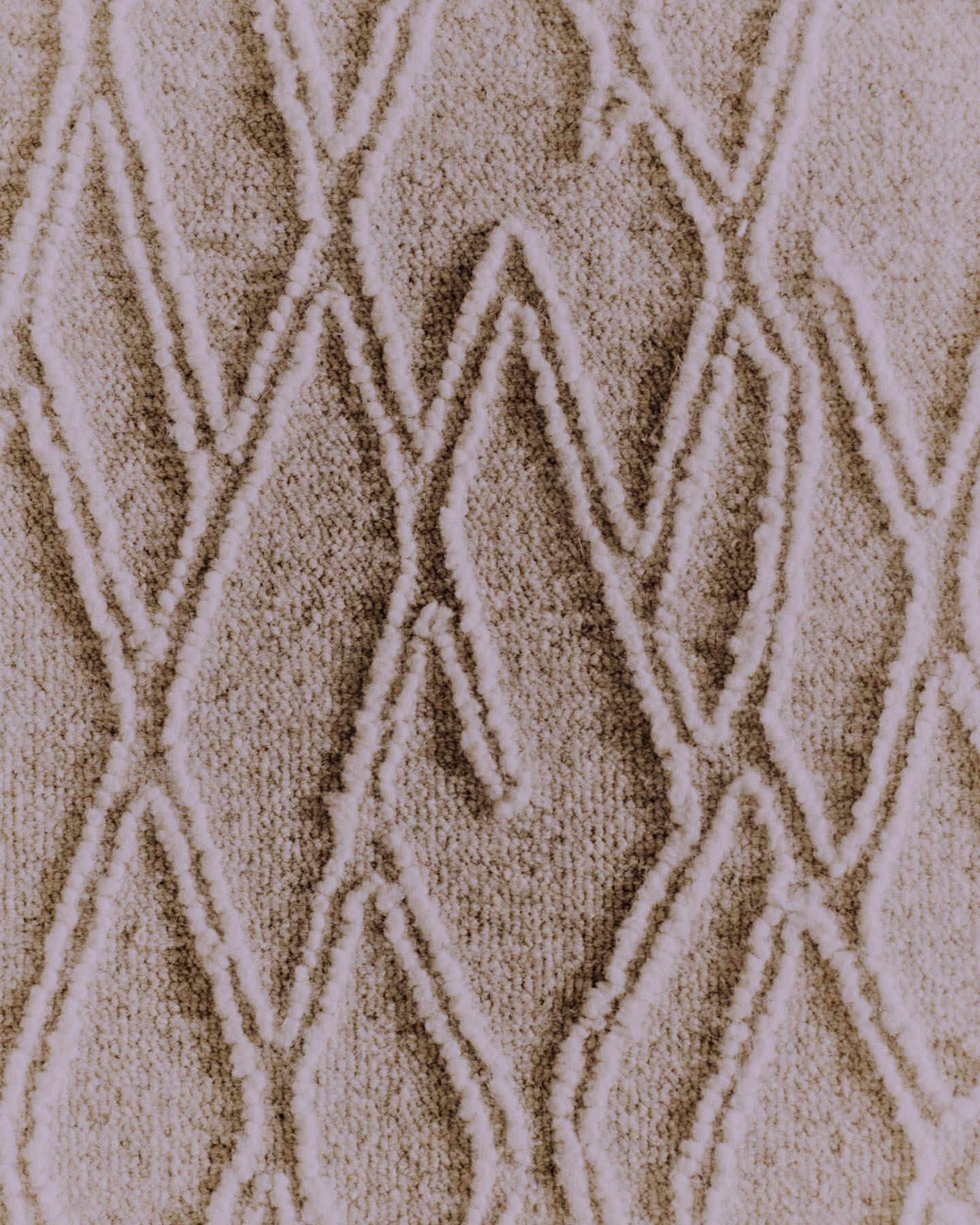 Wollteppich Selira mit Stickerei-Effekt, beige, 300 x 200 cm in Natur präsentiert im Onlineshop von KAQTU Design AG. Teppich ist von Kave Home