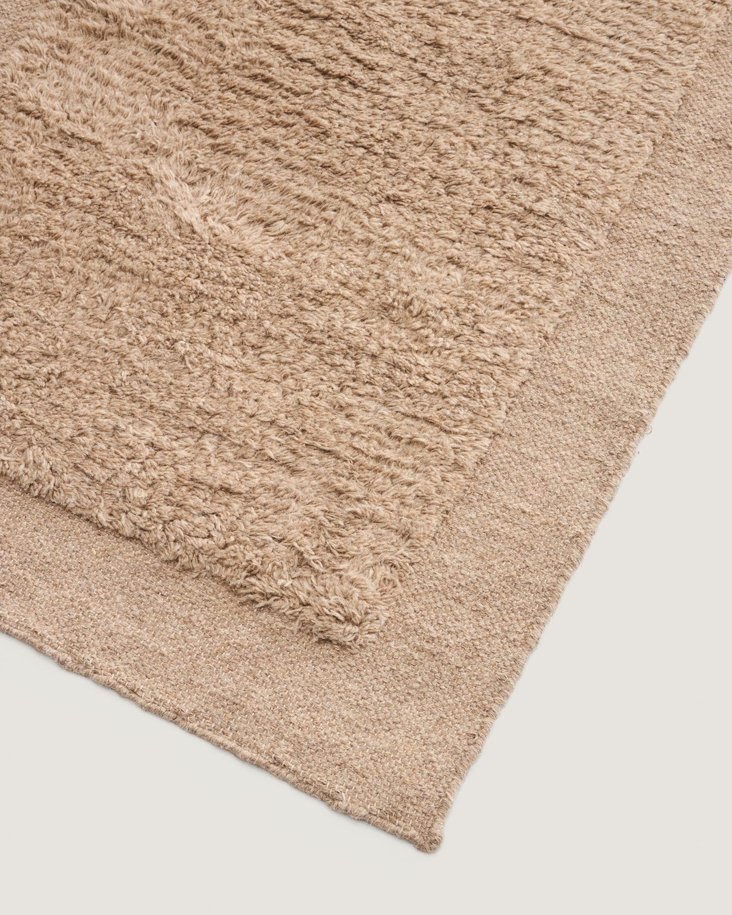 Läufer aus Wolle Marely, beige, 200 x 80 cm in Beige präsentiert im Onlineshop von KAQTU Design AG. Teppich ist von Kave Home