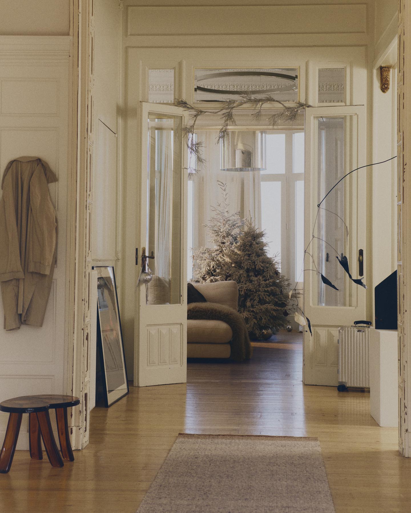 Läufer aus Wolle Nifelia mit Jacquard-Muster, beige, 200 x 80 cm in Beige präsentiert im Onlineshop von KAQTU Design AG. Teppich ist von Kave Home