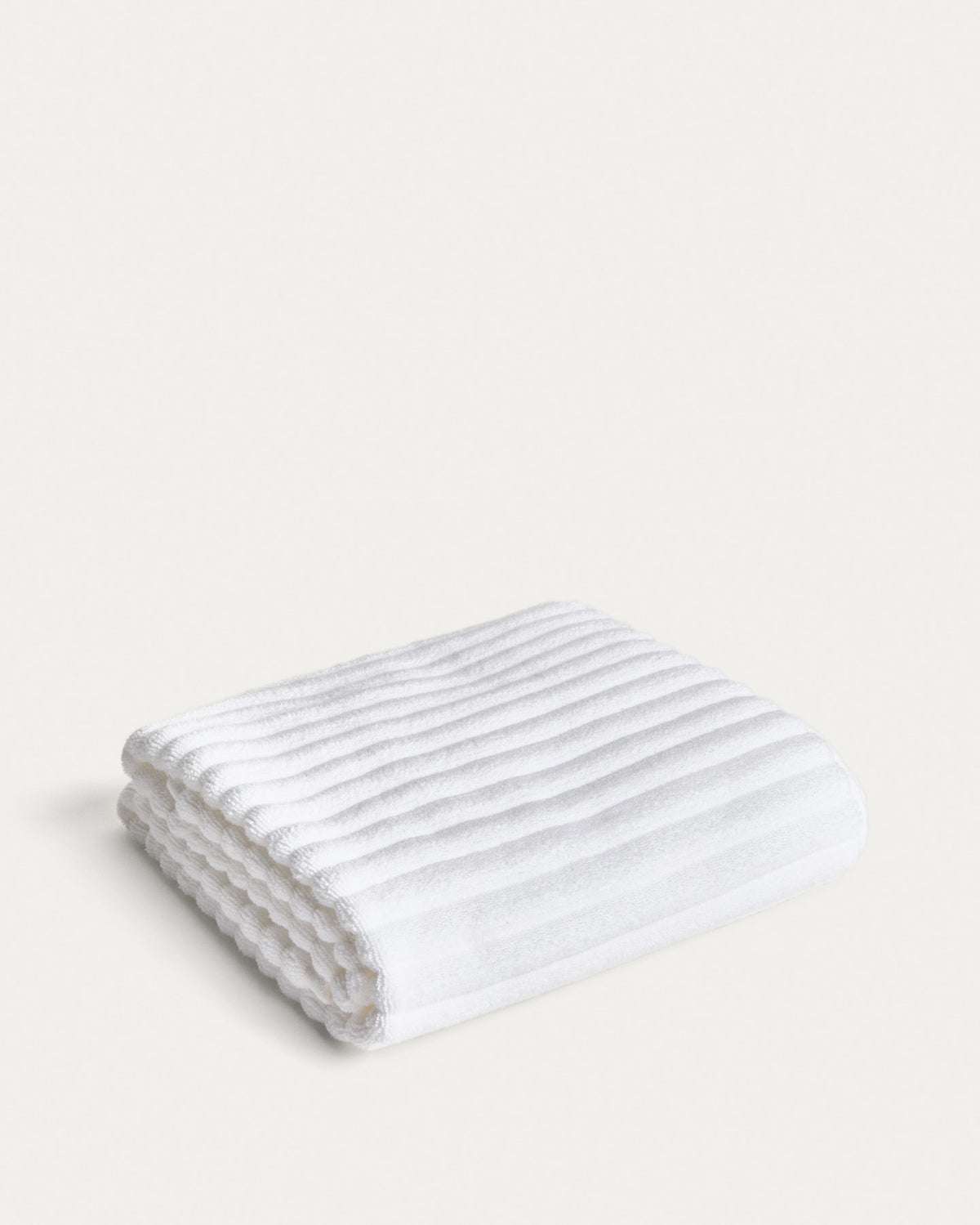 Badetuch Navira aus 100 % Baumwolle, weiss, 70 X 140 cm in Weiss präsentiert im Onlineshop von KAQTU Design AG. Badetuch ist von Kave Home