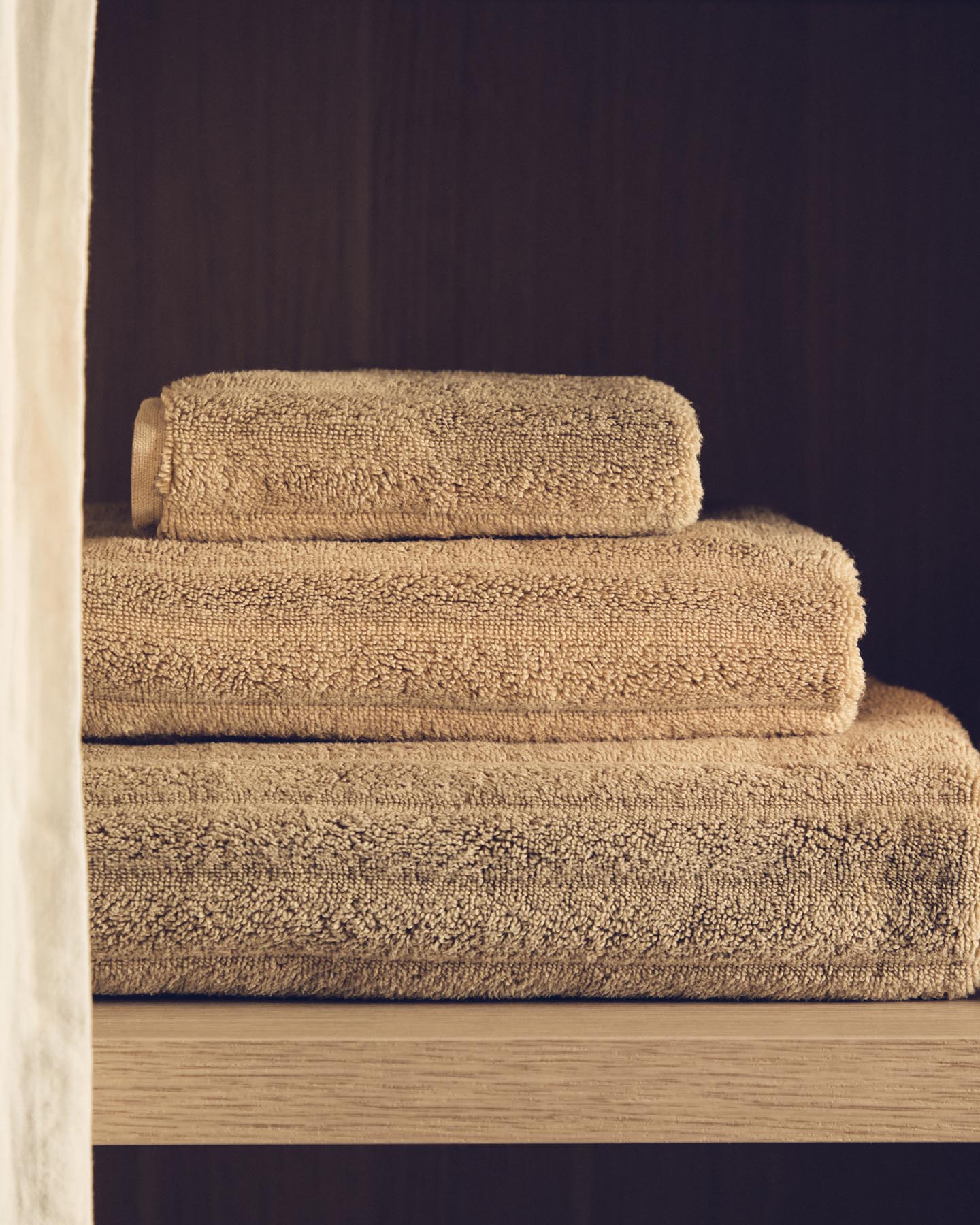 Badetuch Navira aus 100 % Baumwolle, hellgrün, 70 X 140 cm in Hellgrün präsentiert im Onlineshop von KAQTU Design AG. Badetuch ist von Kave Home