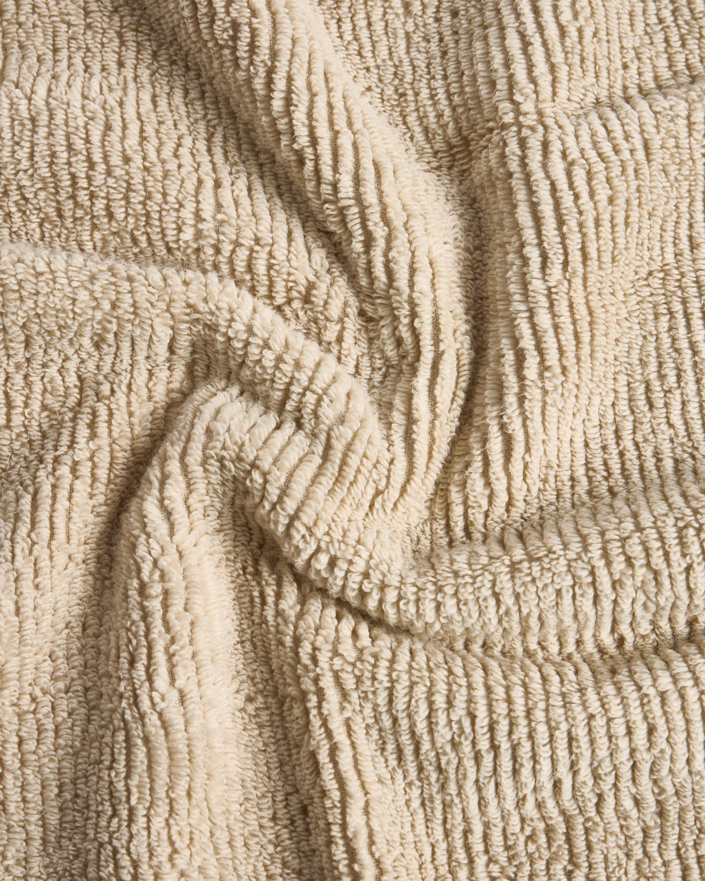 Handtuch Olvira aus 100 % Baumwolle mit Jacquard-Muster, beige, 50 x 90 cm in Beige präsentiert im Onlineshop von KAQTU Design AG. Handtuch ist von Kave Home