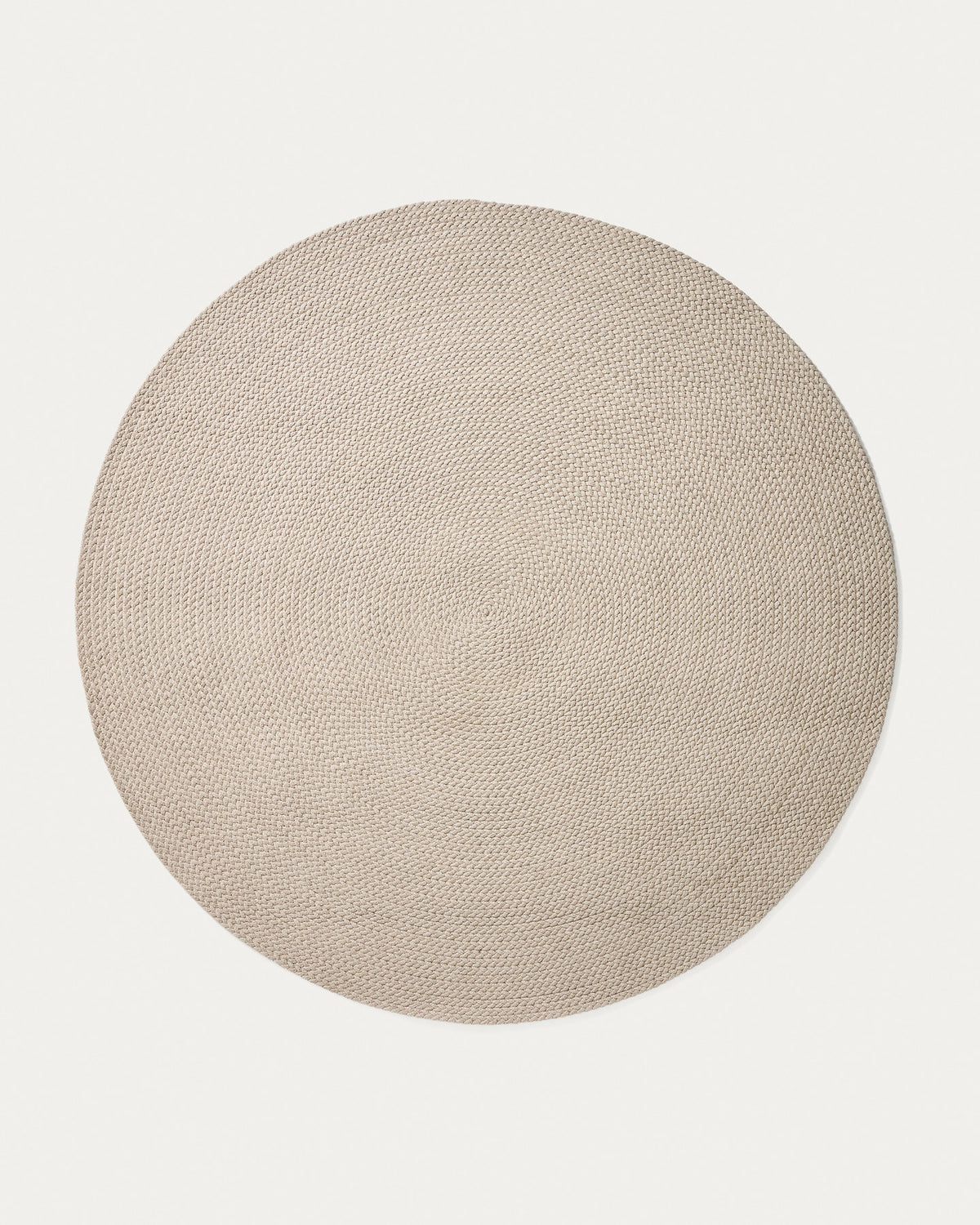 Teppich Despas aus Synthetikfaser écru Ø 200 cm in Ecru präsentiert im Onlineshop von KAQTU Design AG. Outdoor Teppich ist von Kave Home