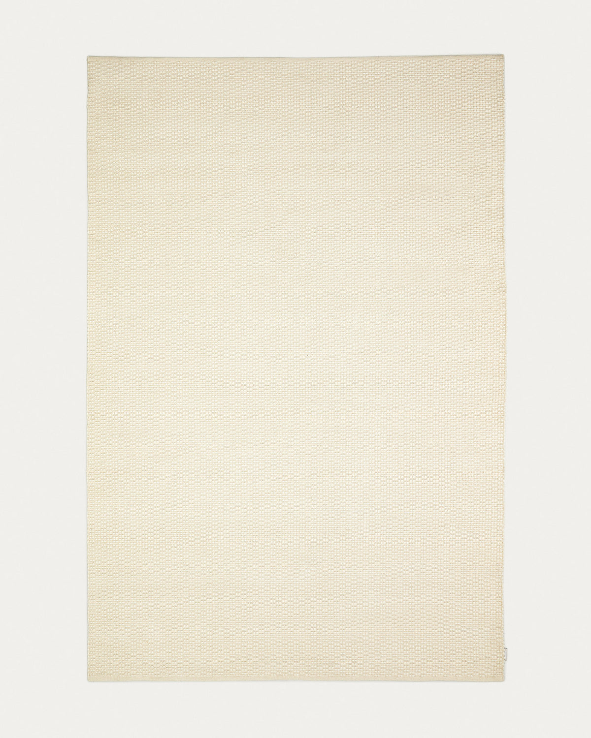 Mascarell Teppich aus Baumwolle und Polyester Weiss 200 x 300 cm in Weiss präsentiert im Onlineshop von KAQTU Design AG. Teppich ist von Kave Home