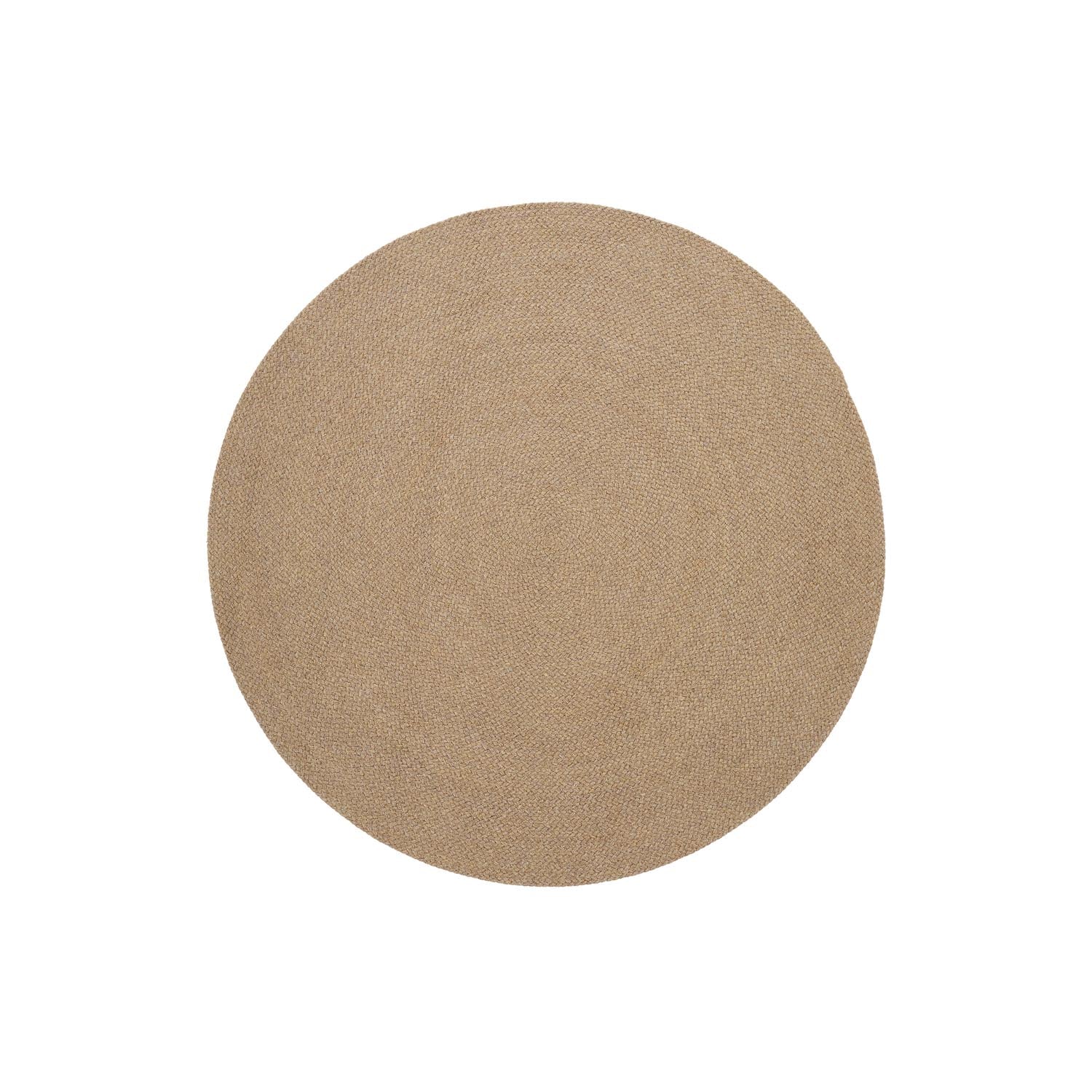 Despas Teppich rund aus synthetischen Fasern beige Ø 200 cm