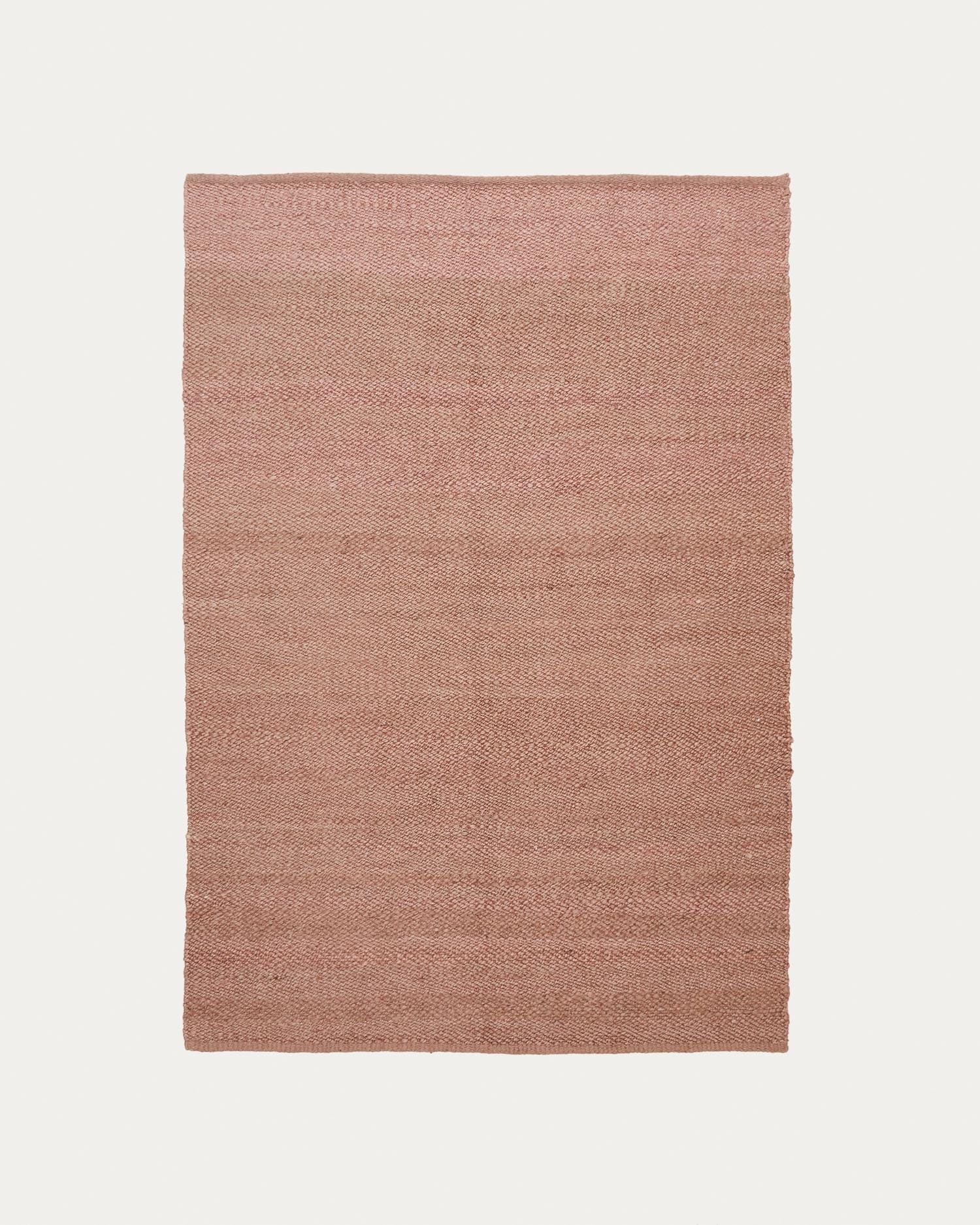 Sallova Jute-Teppich in Rosa, 160x230 cm: Stilvoll, nachhaltig, weich, ideal für Terrasse & Garten. Perfekt für Outdoor-Gemütlichkeit.