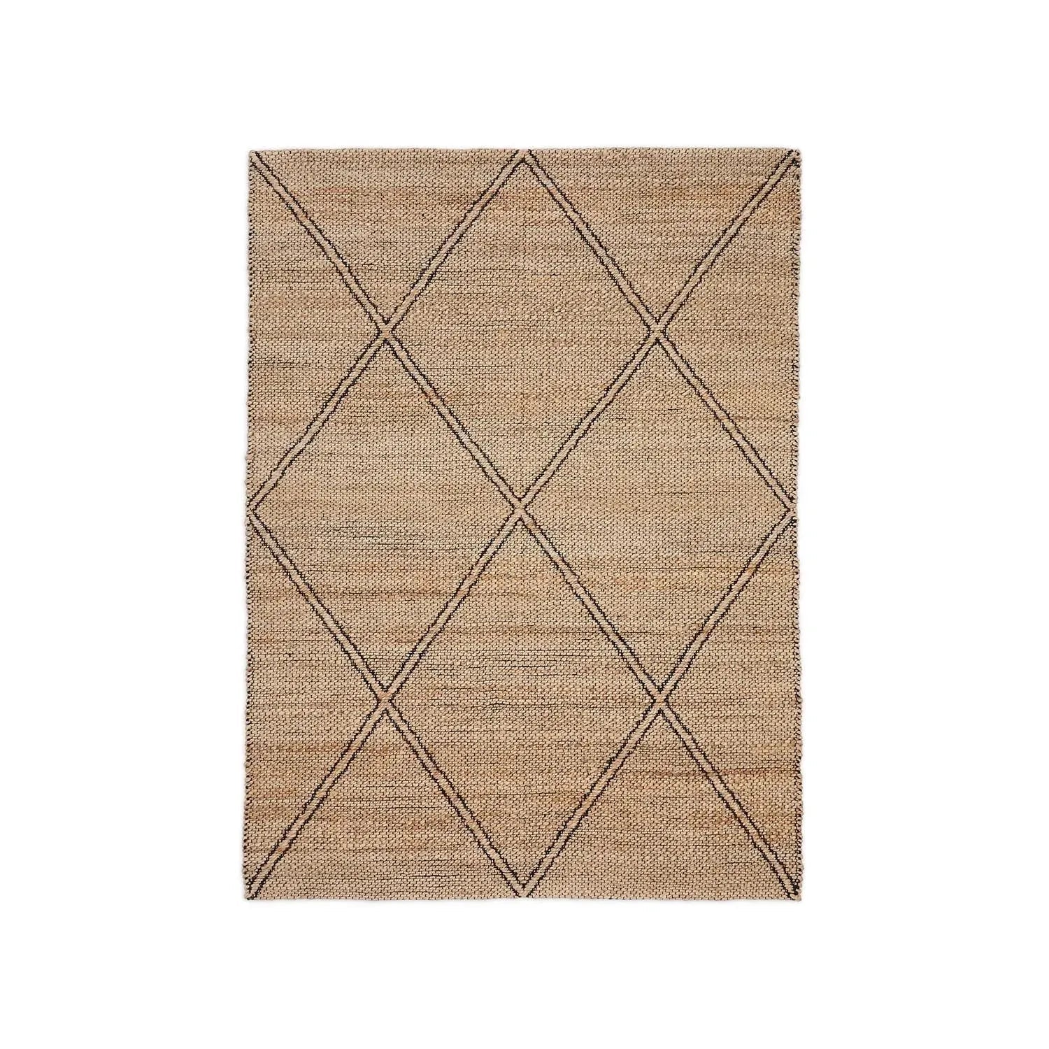 Teppich Vallalta aus Jute, 160x230 cm, von Kave Home. Natürliches Design, langlebig und stilvoll für jeden Raum.