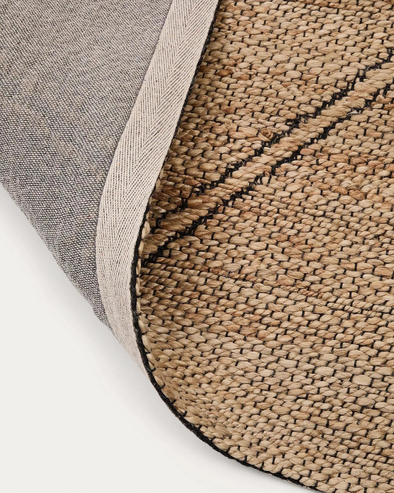 Teppich Vallalta aus Jute 160x230 cm von Kave Home: Natürlich, modern und perfekt für ein gemütliches Zuhause.