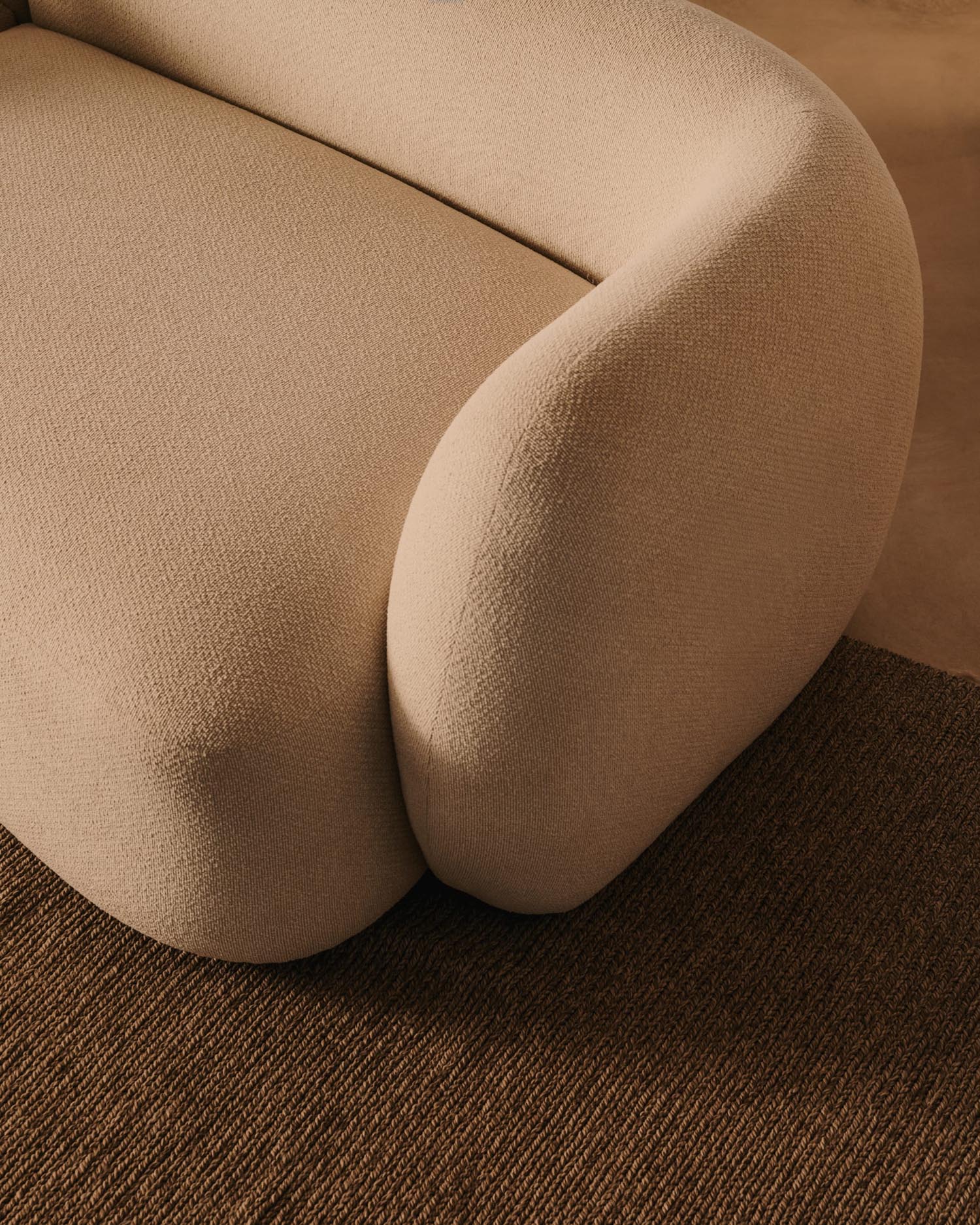 Teppich Galinda aus Kunstfasern taupe 160 x 230 cm