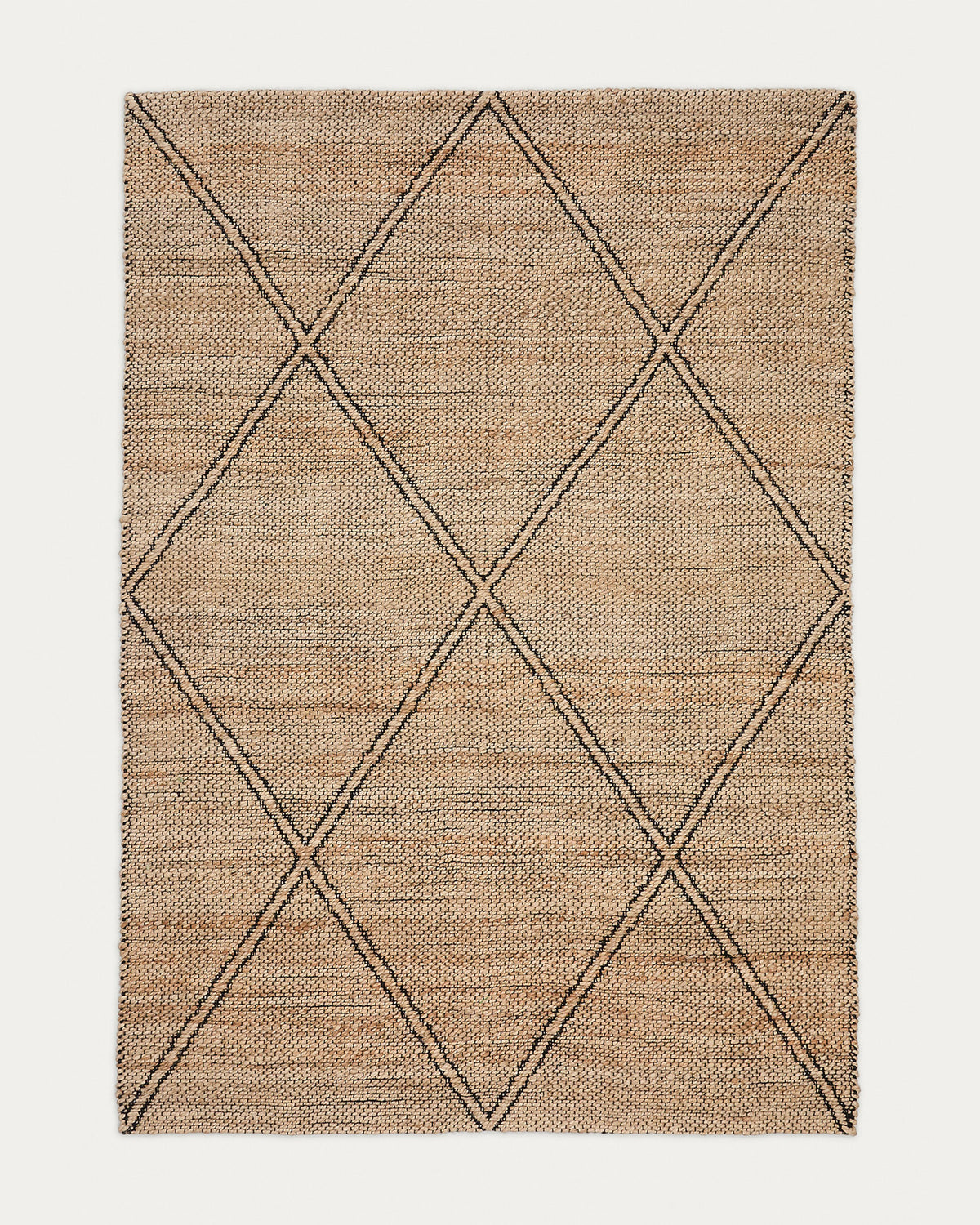 Teppich Vallalta aus Jute 200 x 300 cm in Natur präsentiert im Onlineshop von KAQTU Design AG. Teppich ist von Kave Home