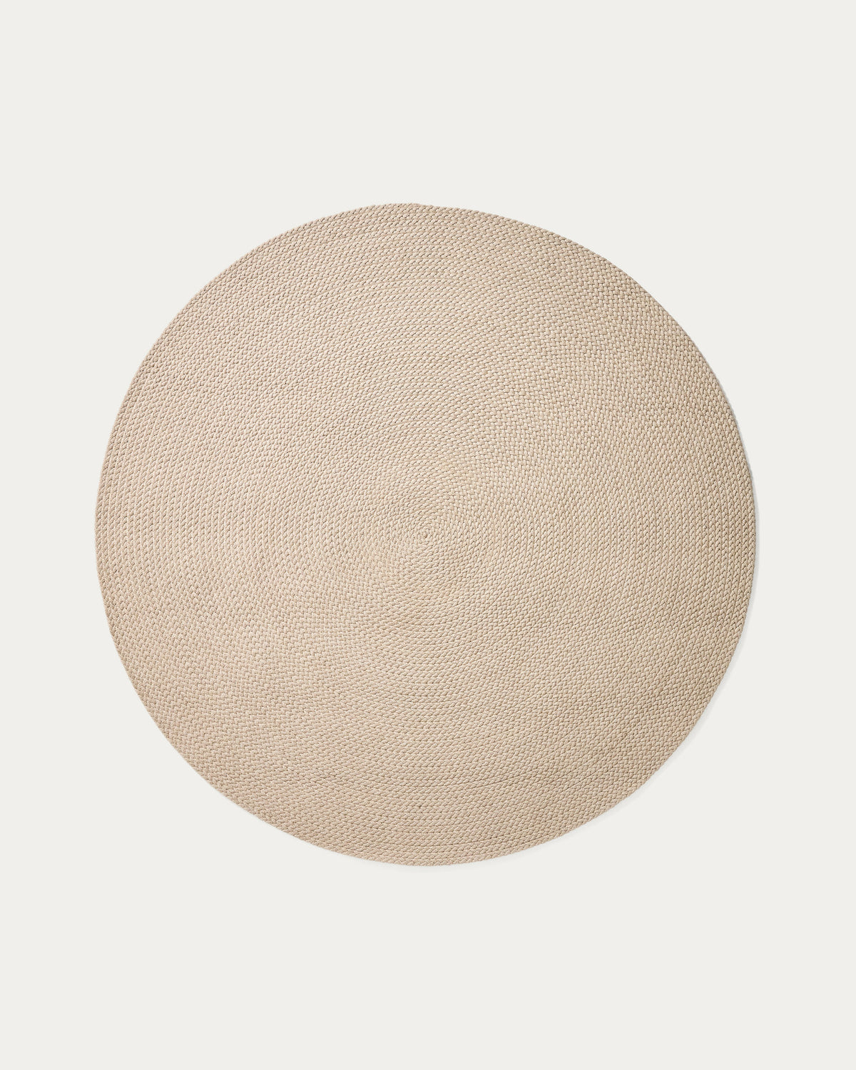 Teppich Despas aus Synthetikfaser écru Ø 150 cm in Ecru präsentiert im Onlineshop von KAQTU Design AG. Outdoor Teppich ist von Kave Home