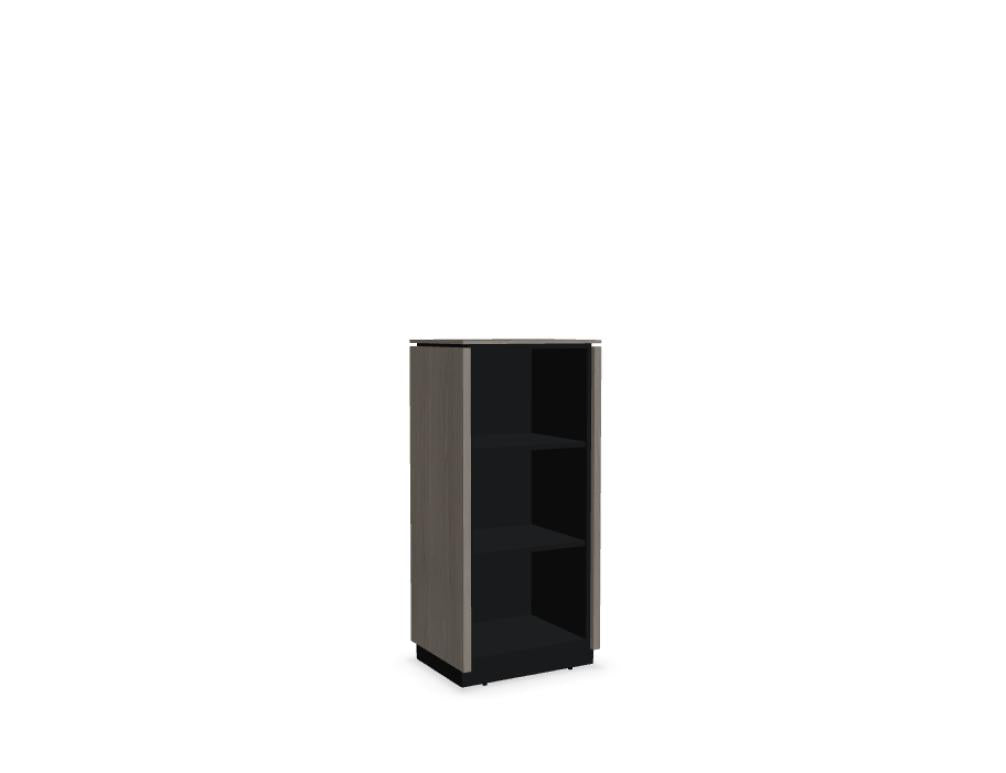 Status X39 - Regal in Eiche Grau präsentiert im Onlineshop von KAQTU Design AG. Standregal ist von Mdd