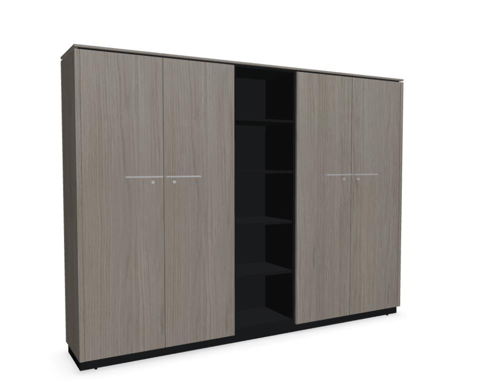 Status X5119 - Halbregal in Eiche Grau präsentiert im Onlineshop von KAQTU Design AG. Standregal ist von Mdd