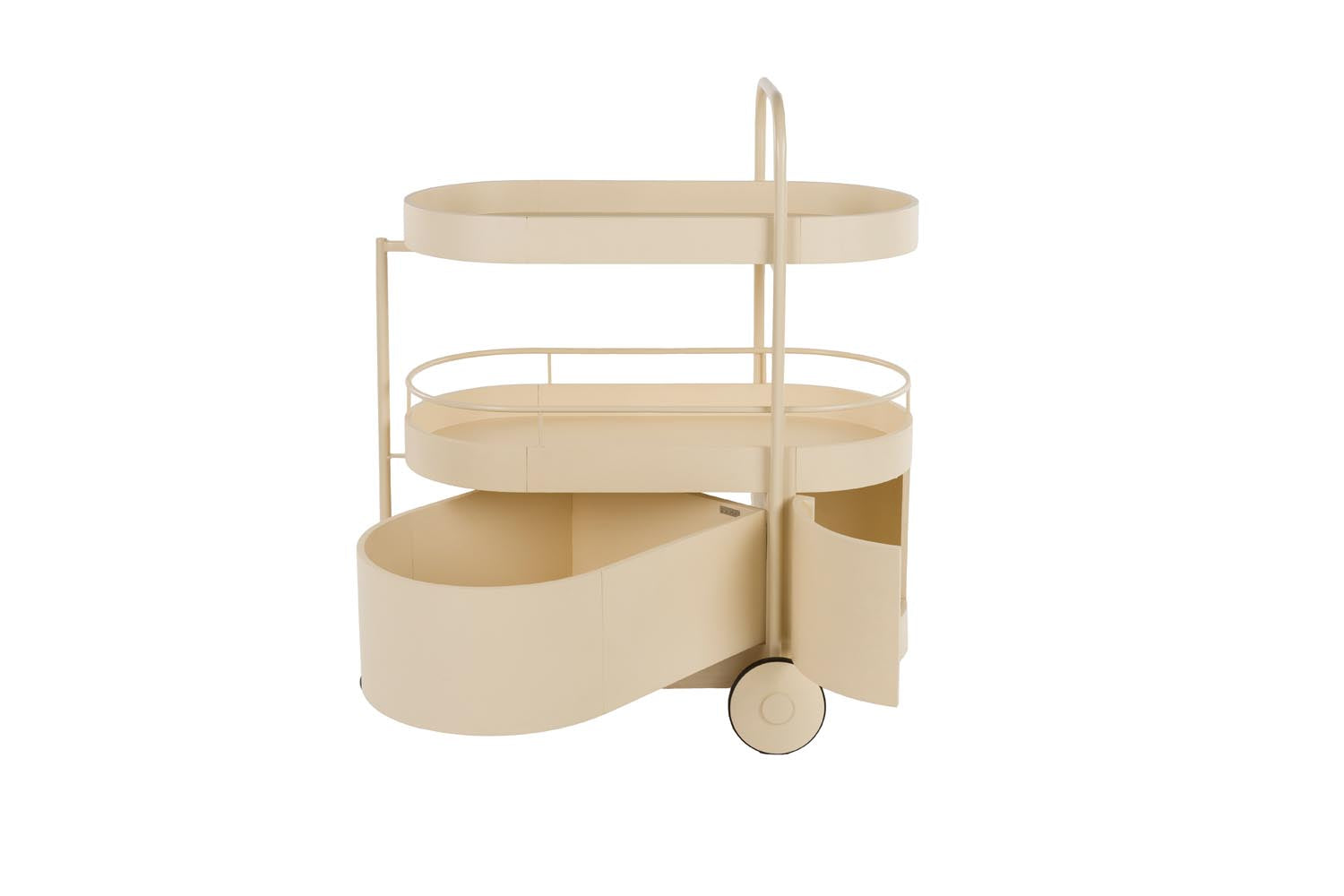 Trolley Wim in Beige präsentiert im Onlineshop von KAQTU Design AG. Servierwagen ist von Zuiver