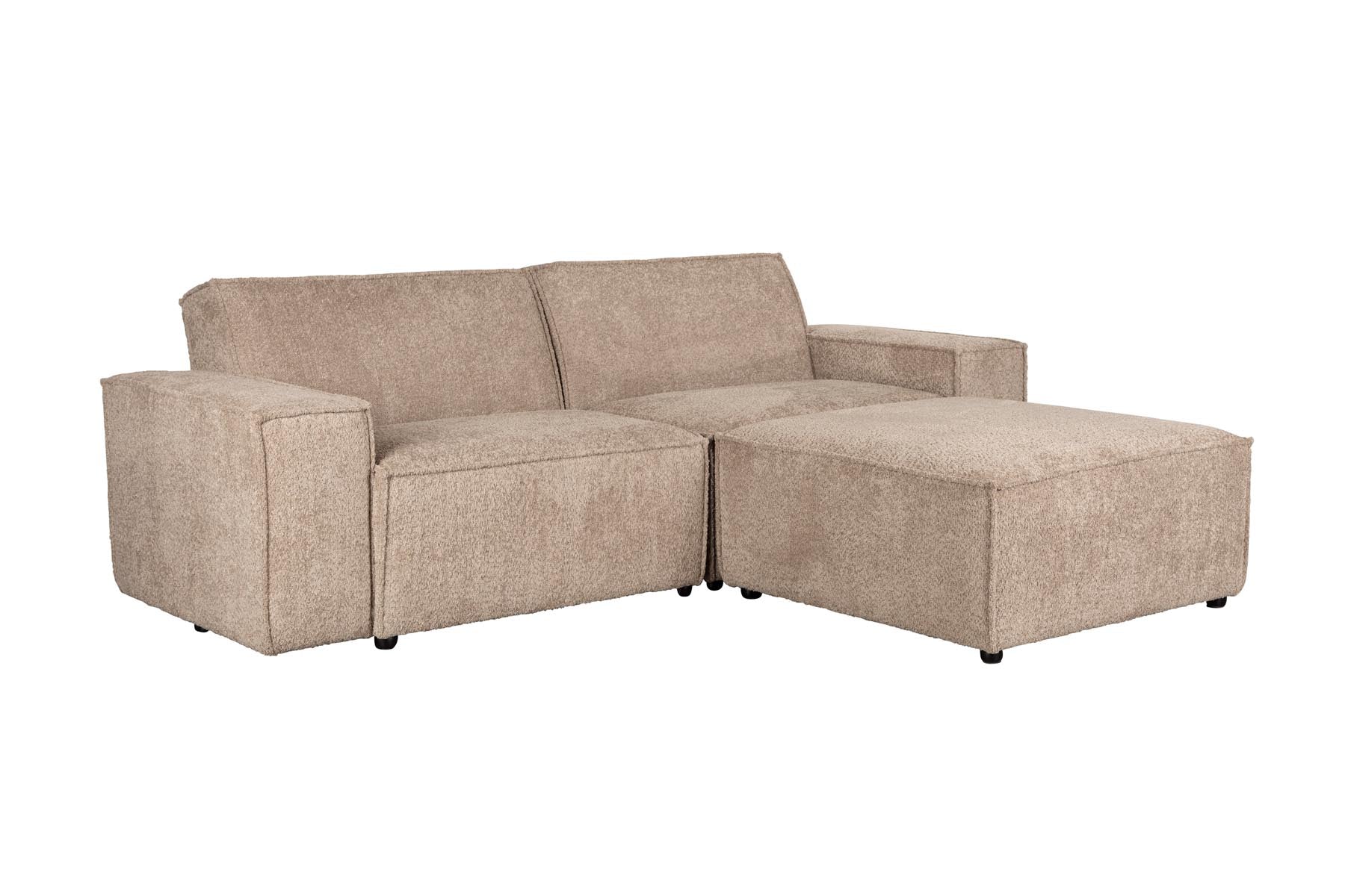 James Sofa Lounge in Beige präsentiert im Onlineshop von KAQTU Design AG. L-Sofa ist von Zuiver