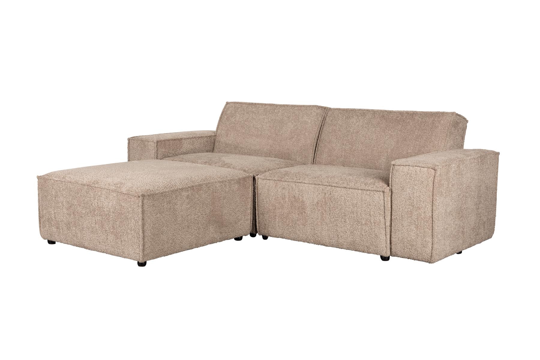 James Sofa Lounge in Beige präsentiert im Onlineshop von KAQTU Design AG. L-Sofa ist von Zuiver