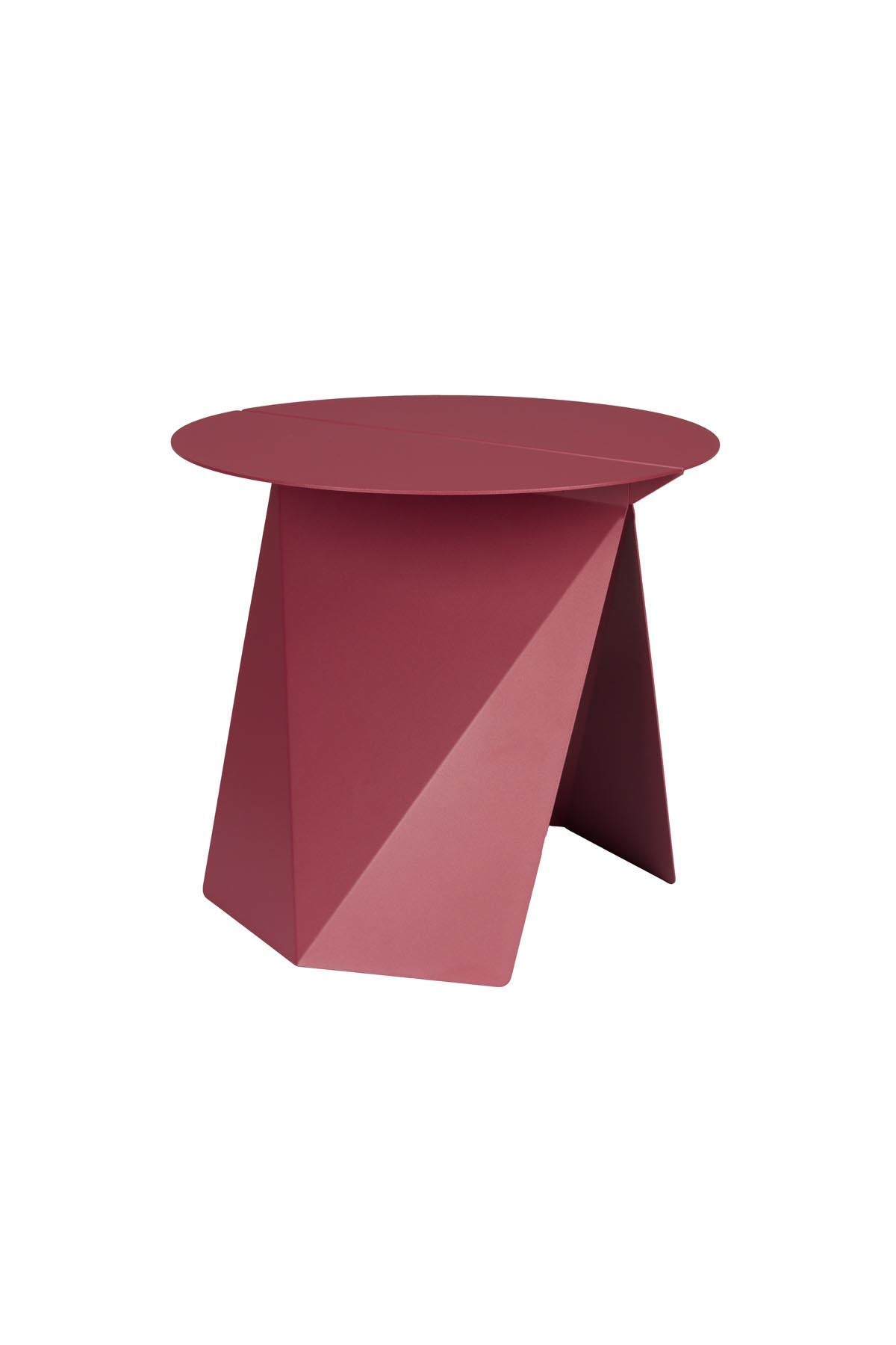 Beistelltisch Foldy in Rot präsentiert im Onlineshop von KAQTU Design AG. Beistelltisch ist von Zuiver