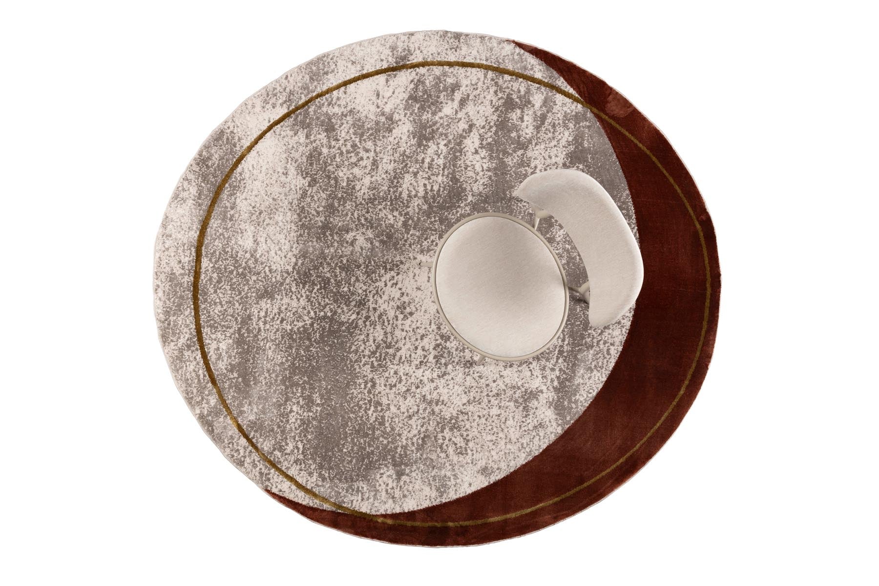 Teppich Noon 200 x 220 in Orange präsentiert im Onlineshop von KAQTU Design AG. Teppich ist von Zuiver