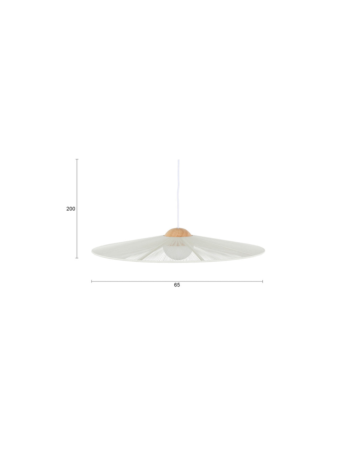 Pendellampe Belle S in beige präsentiert im Onlineshop von KAQTU Design AG. Pendelleuchte ist von Zuiver