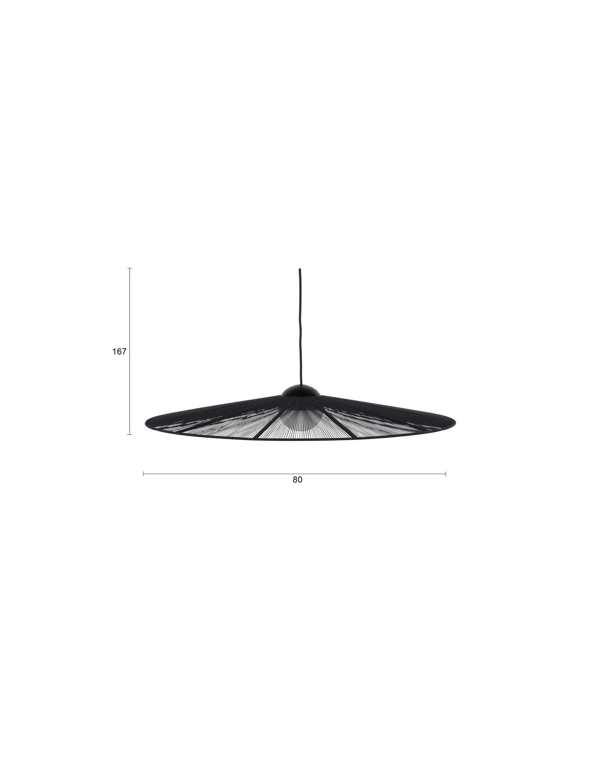 Pendellampe Belle L in Schwarz präsentiert im Onlineshop von KAQTU Design AG. Pendelleuchte ist von Zuiver