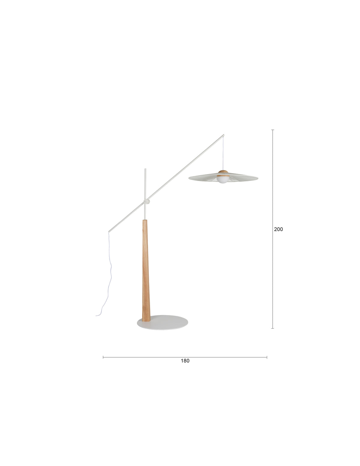 Stehlampe Belle in beige präsentiert im Onlineshop von KAQTU Design AG. Stehleuchte ist von Zuiver