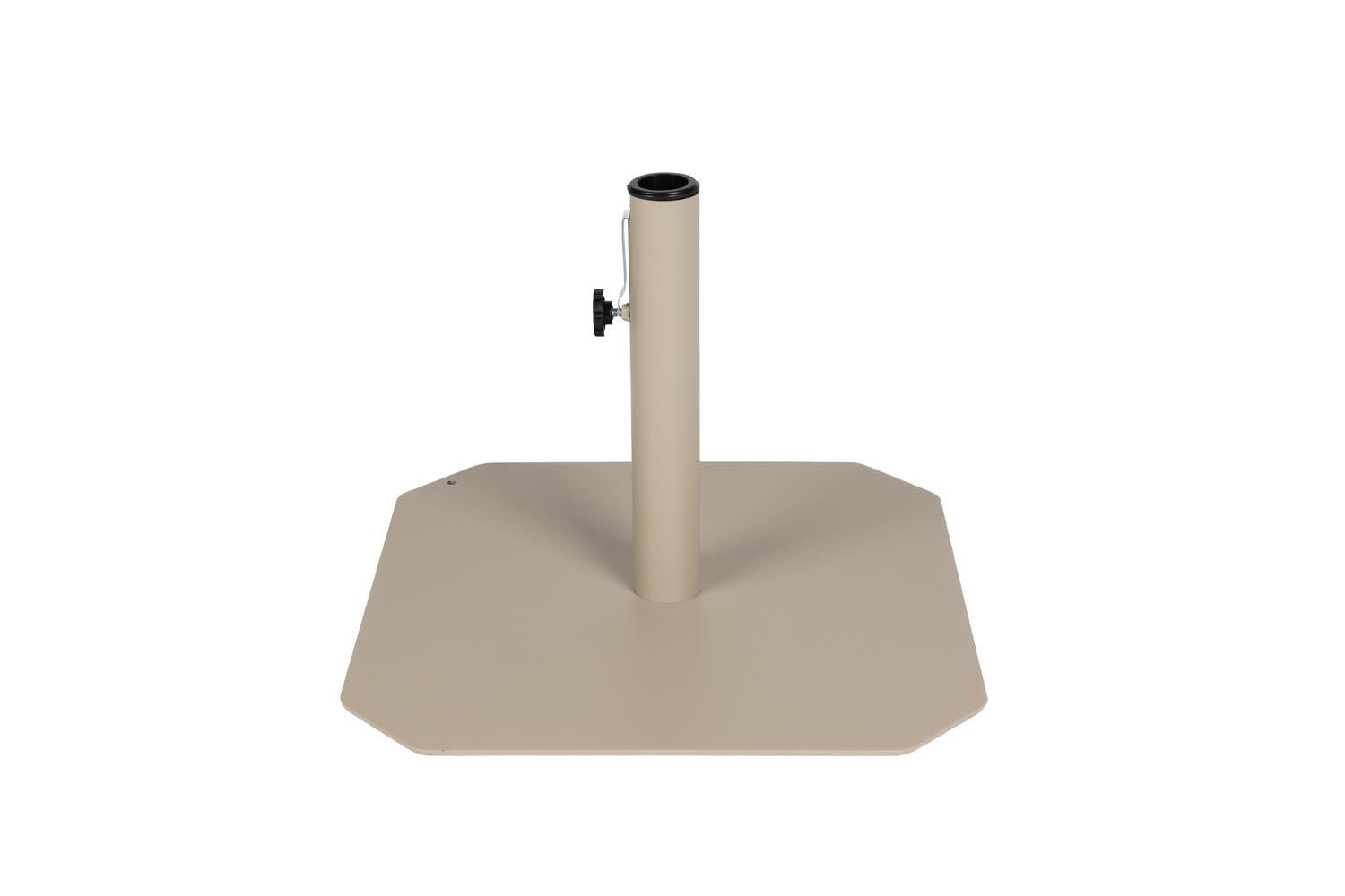 Die Sunshine Sunbrella Base von Zuiver ist ein eleganter, robuster Sonnenschirmständer für stilvolle Außenbereiche.