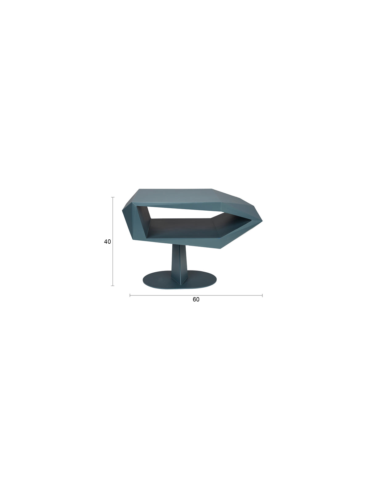 Beistelltisch North in Schwarz präsentiert im Onlineshop von KAQTU Design AG. Couchtisch ist von Zuiver