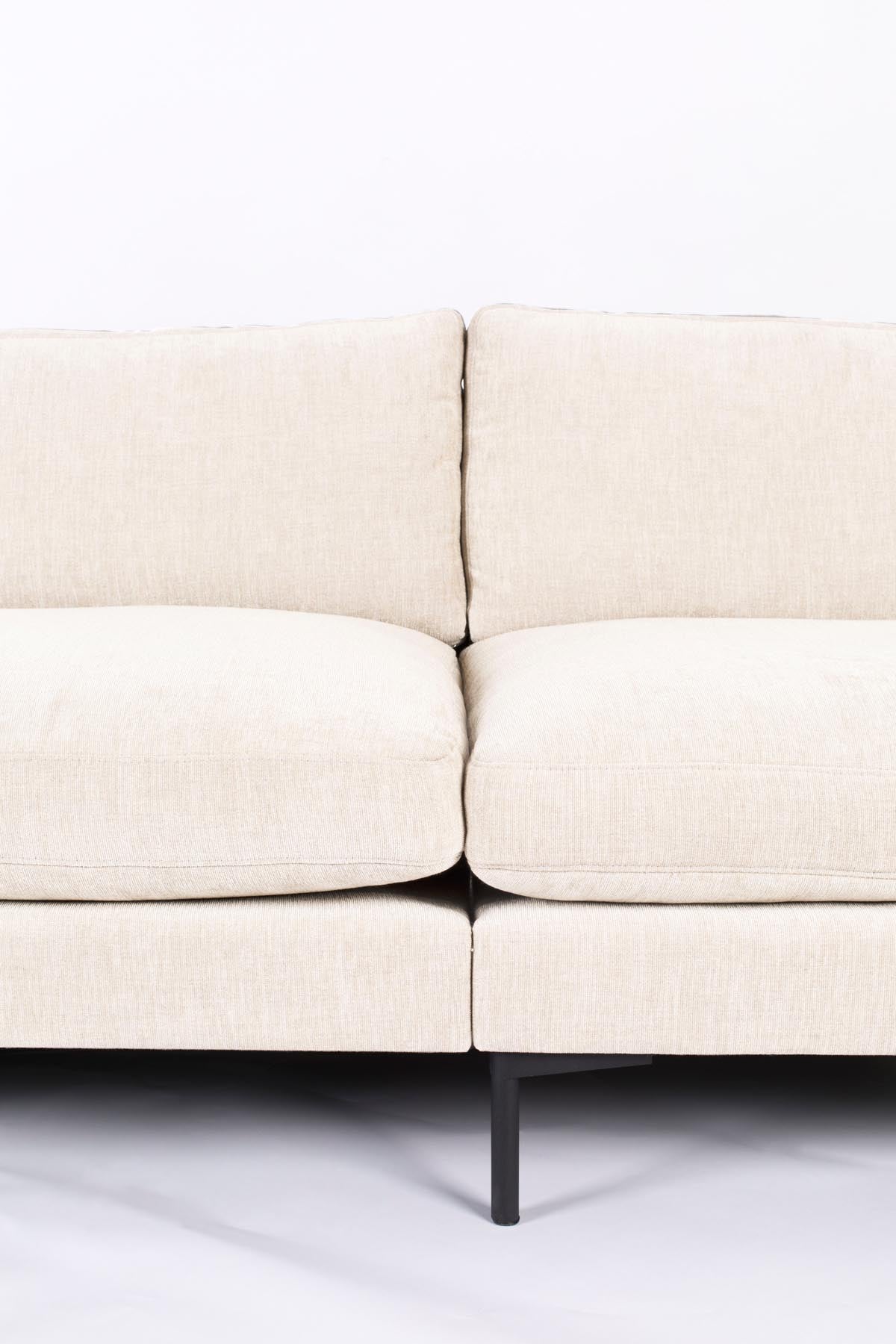 Summer Sofa 3-Sitzer in Creme präsentiert im Onlineshop von KAQTU Design AG. 3er Sofa ist von Zuiver