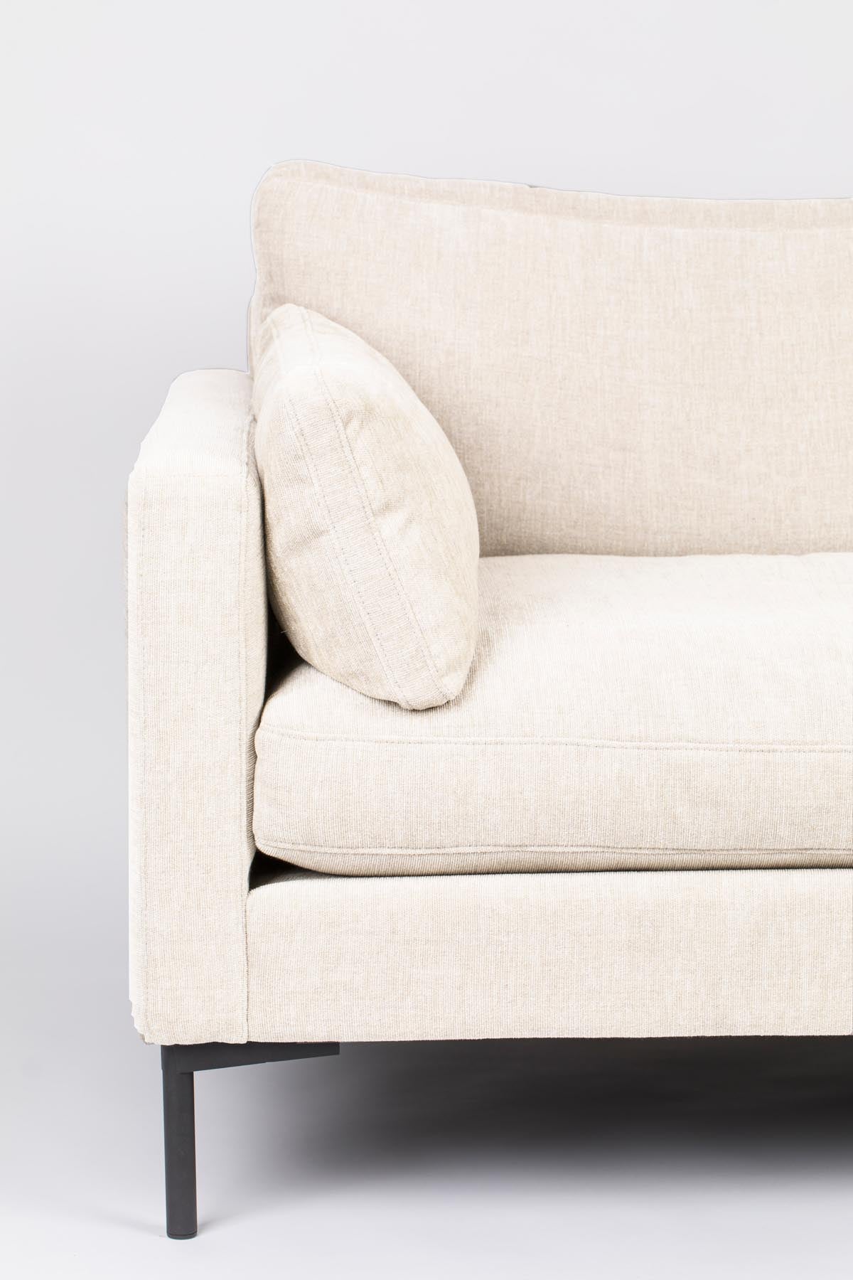 Summer Sofa 3-Sitzer in Creme präsentiert im Onlineshop von KAQTU Design AG. 3er Sofa ist von Zuiver