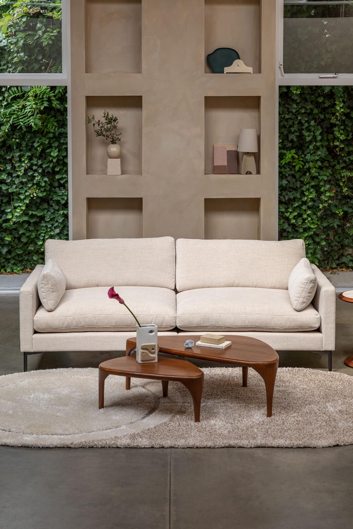 Summer Sofa 3-Sitzer in Creme präsentiert im Onlineshop von KAQTU Design AG. 3er Sofa ist von Zuiver