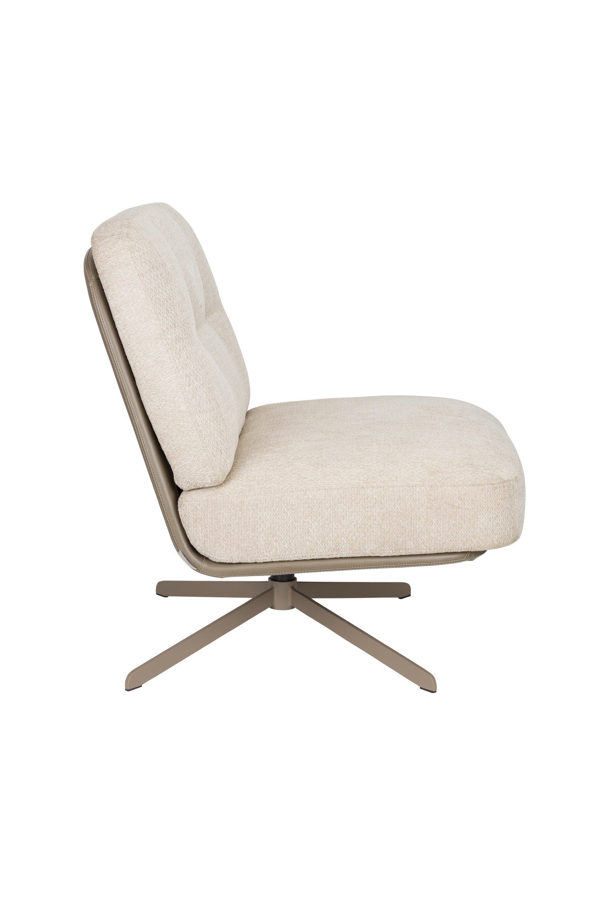 Sessel Benjamin in beige präsentiert im Onlineshop von KAQTU Design AG. Drehsessel ist von Zuiver