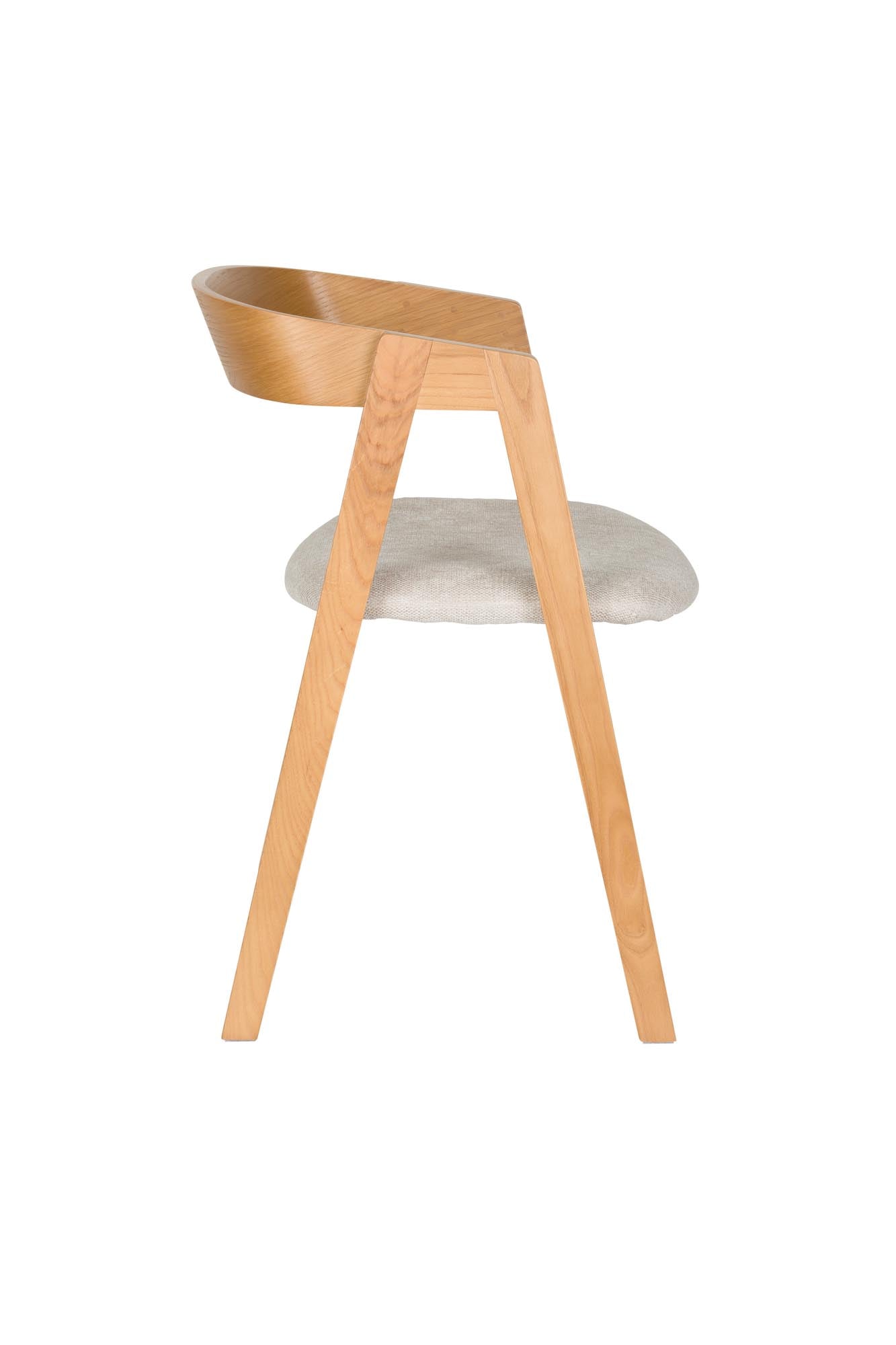 Stuhl Mads in Natur präsentiert im Onlineshop von KAQTU Design AG. Stuhl ist von Zuiver