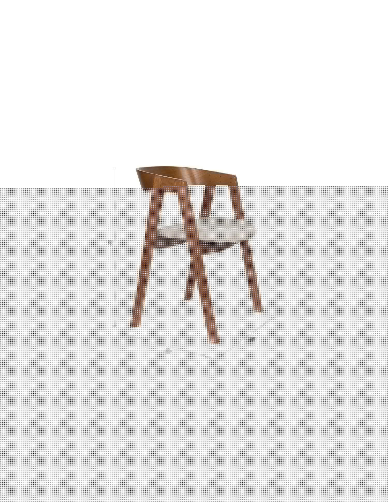 Stuhl Mads in Walnuss präsentiert im Onlineshop von KAQTU Design AG. Stuhl ist von Zuiver