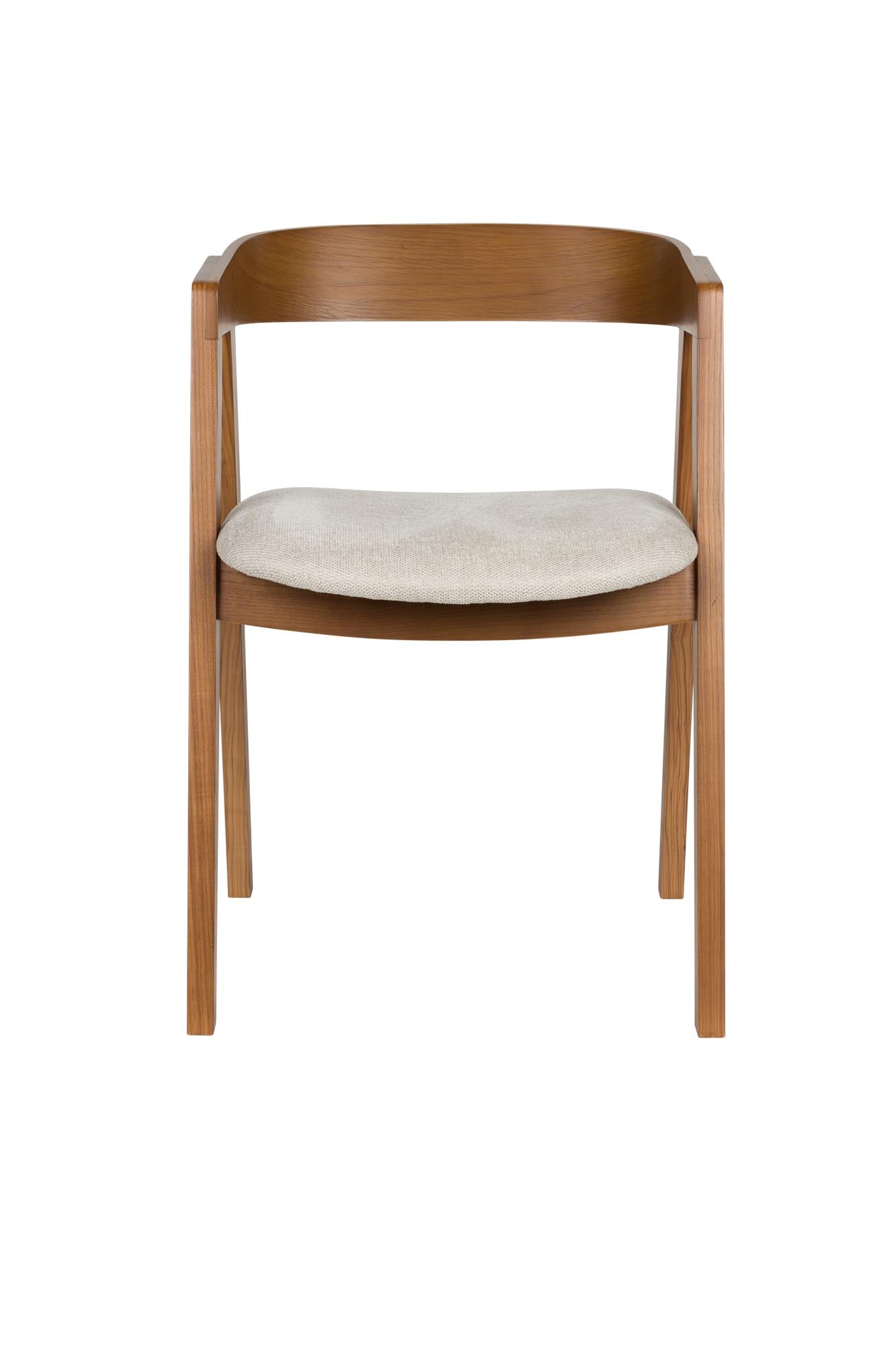 Stuhl Mads in Walnuss präsentiert im Onlineshop von KAQTU Design AG. Stuhl ist von Zuiver