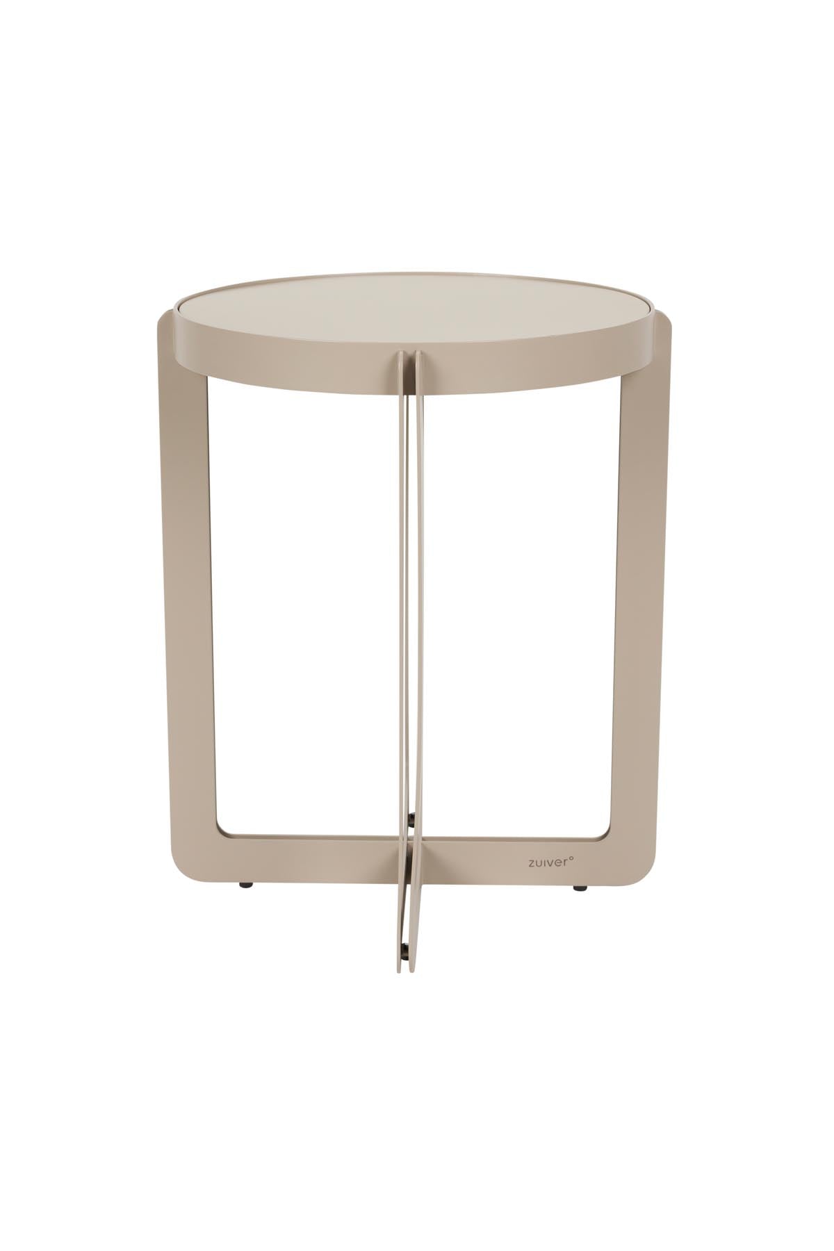 Beistelltisch Centre in beige präsentiert im Onlineshop von KAQTU Design AG. Beistelltisch ist von Zuiver