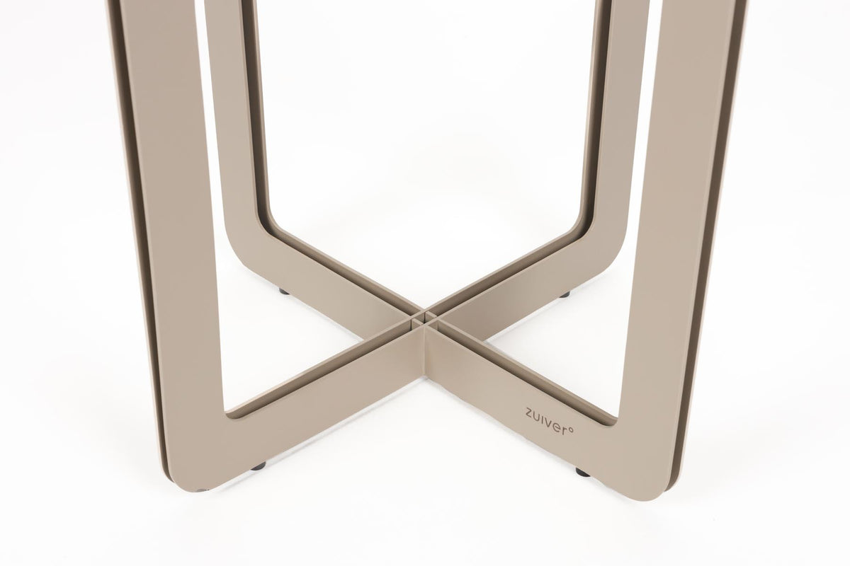 Beistelltisch Centre in beige präsentiert im Onlineshop von KAQTU Design AG. Beistelltisch ist von Zuiver