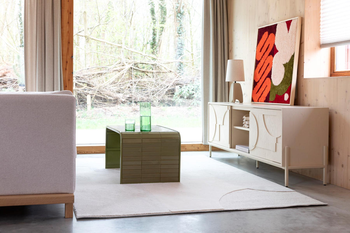 Sofatisch Tiles in Grün präsentiert im Onlineshop von KAQTU Design AG. Couchtisch ist von Zuiver