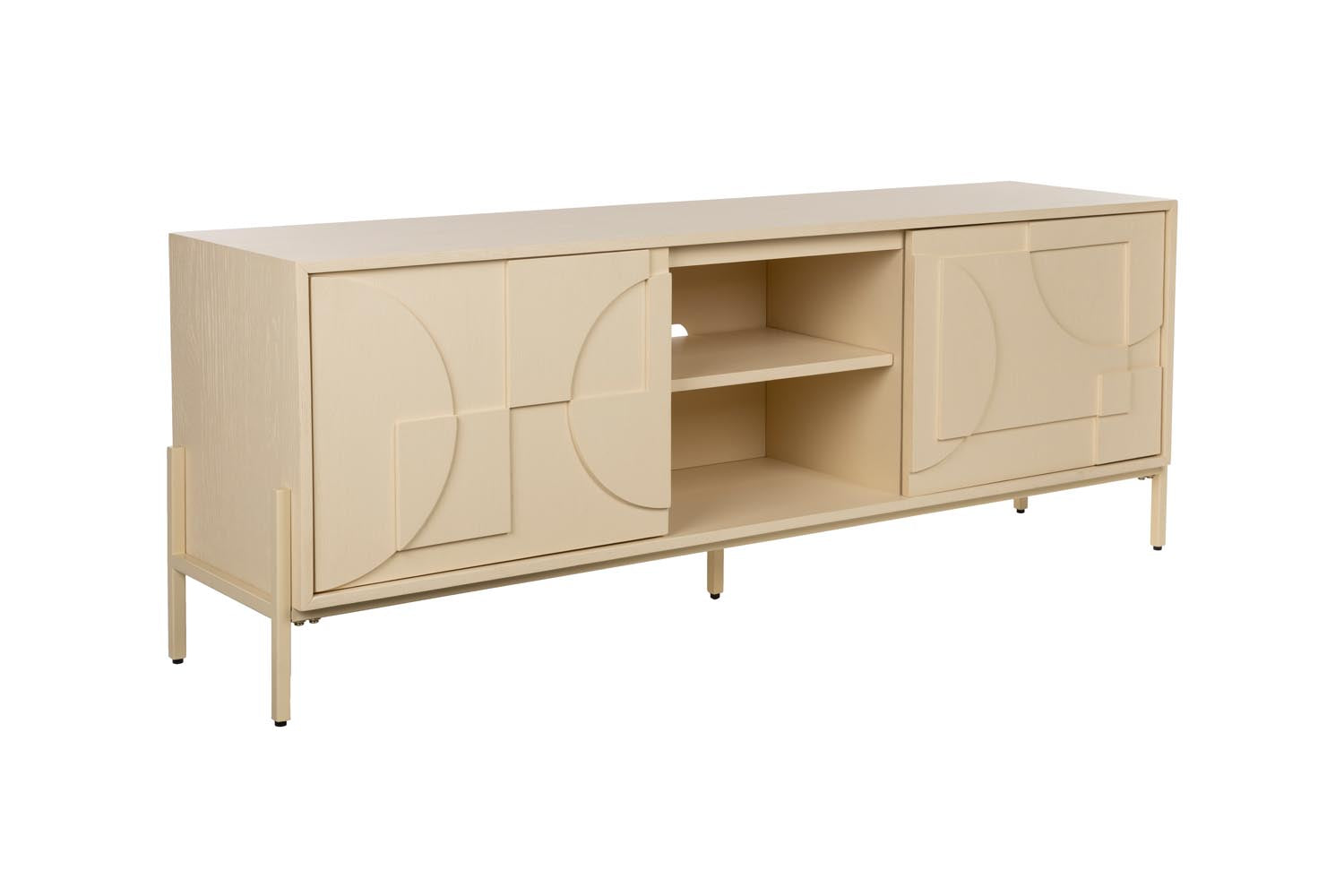 Sideboard Faces in Beige präsentiert im Onlineshop von KAQTU Design AG. Sideboard ist von Zuiver
