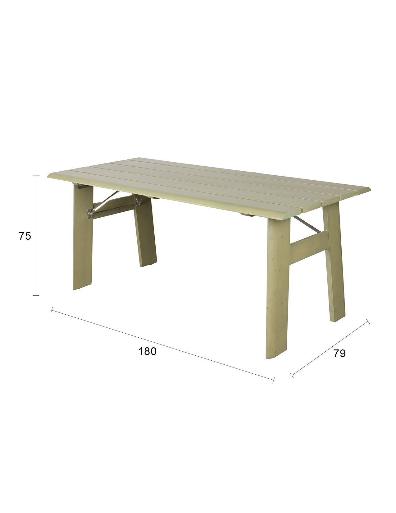 Gartentisch Avenue Desert Sage in grün präsentiert im Onlineshop von KAQTU Design AG. Gartentisch ist von Zuiver
