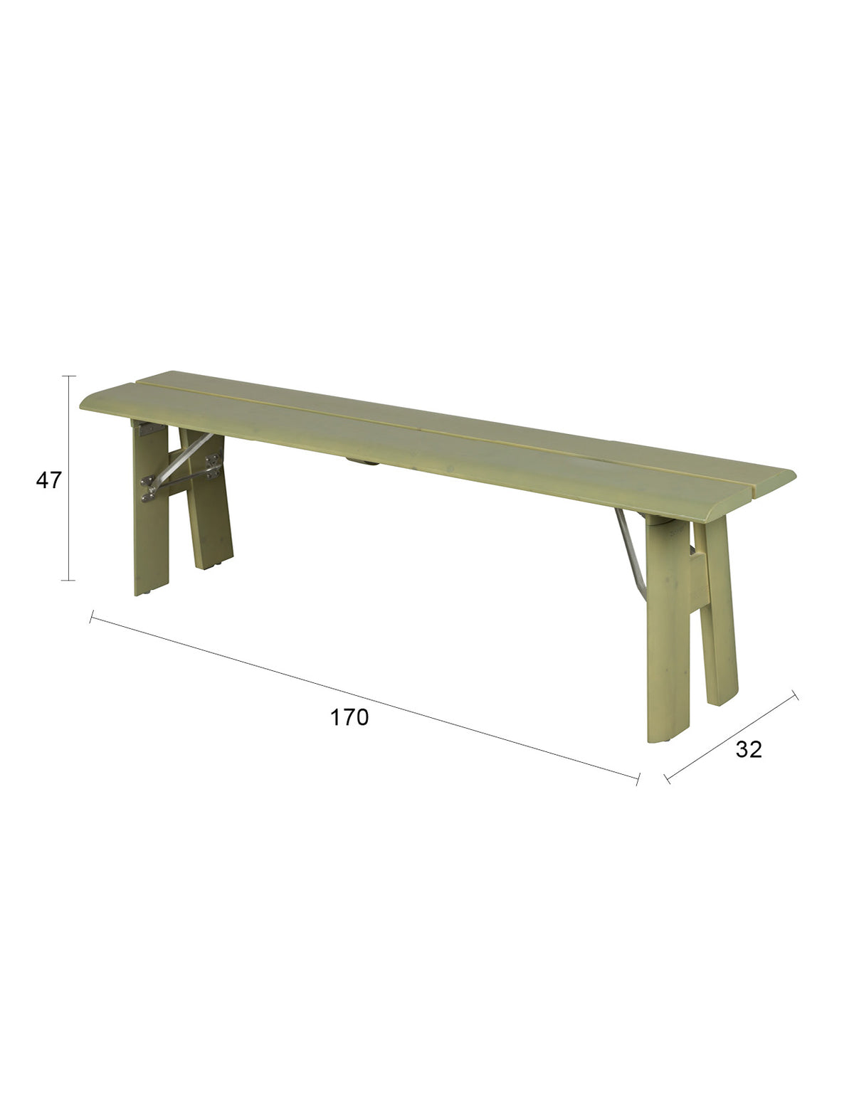 Gartenbank Avenue in Desert Sage präsentiert im Onlineshop von KAQTU Design AG. Gartenbank ist von Zuiver