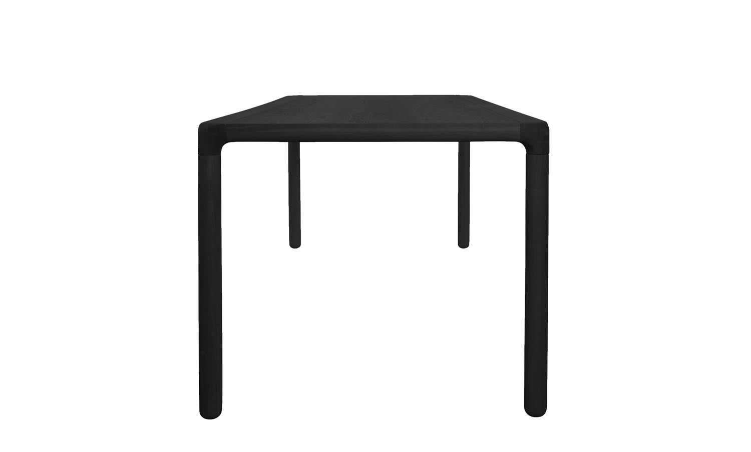 Tisch Storm in Schwarz präsentiert im Onlineshop von KAQTU Design AG. Esstisch ist von Zuiver