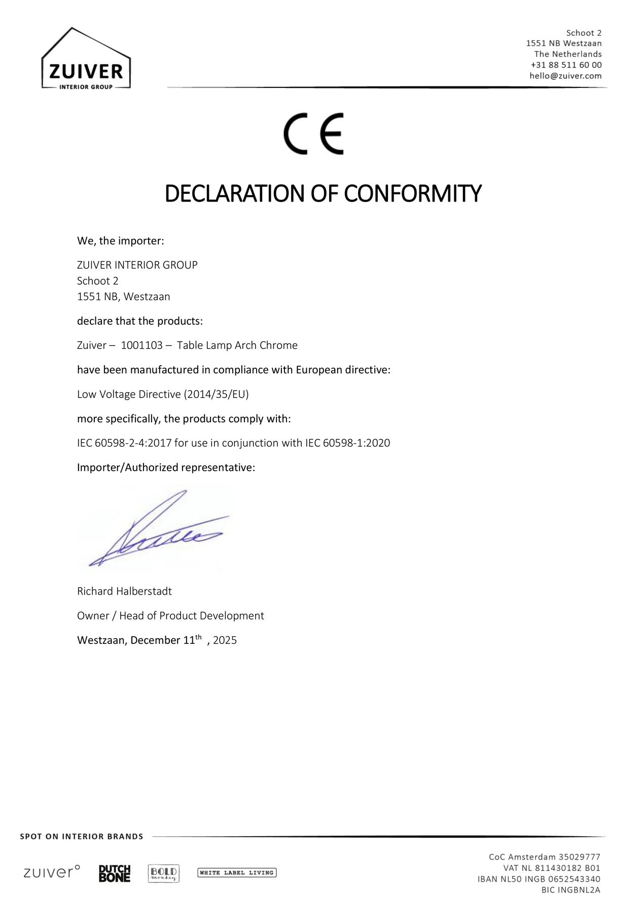 Stehleuchte Arch in Silber präsentiert im Onlineshop von KAQTU Design AG. Stehleuchte ist von Zuiver