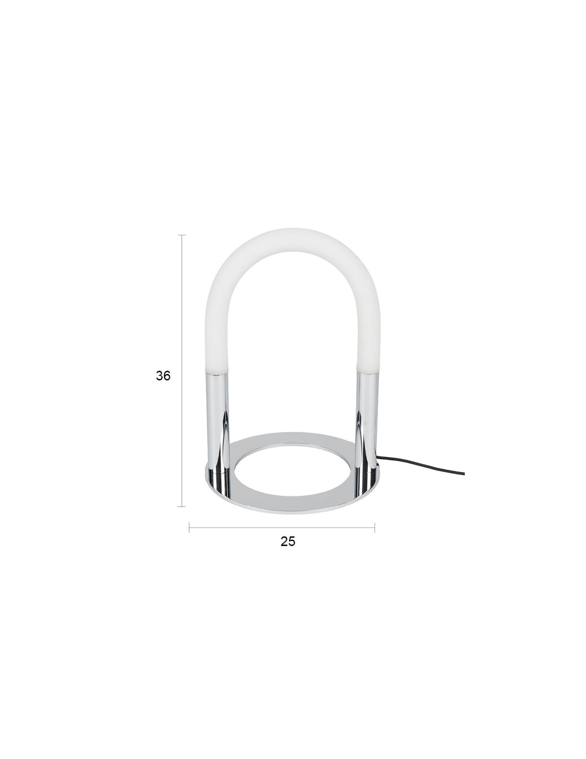 Stehleuchte Arch in Silber präsentiert im Onlineshop von KAQTU Design AG. Stehleuchte ist von Zuiver
