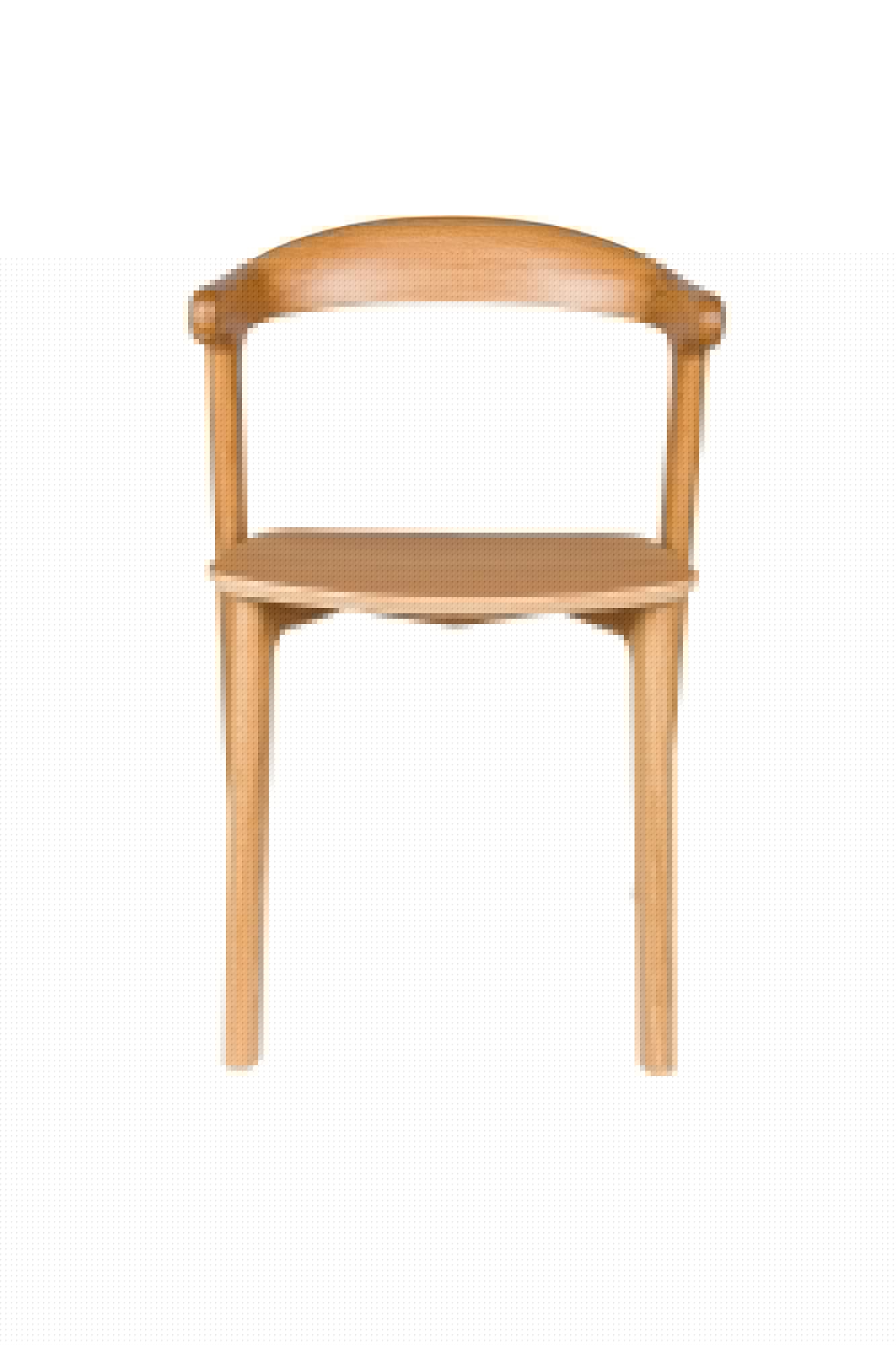 Stuhl Northwood in Natur präsentiert im Onlineshop von KAQTU Design AG. Stuhl ist von Zuiver