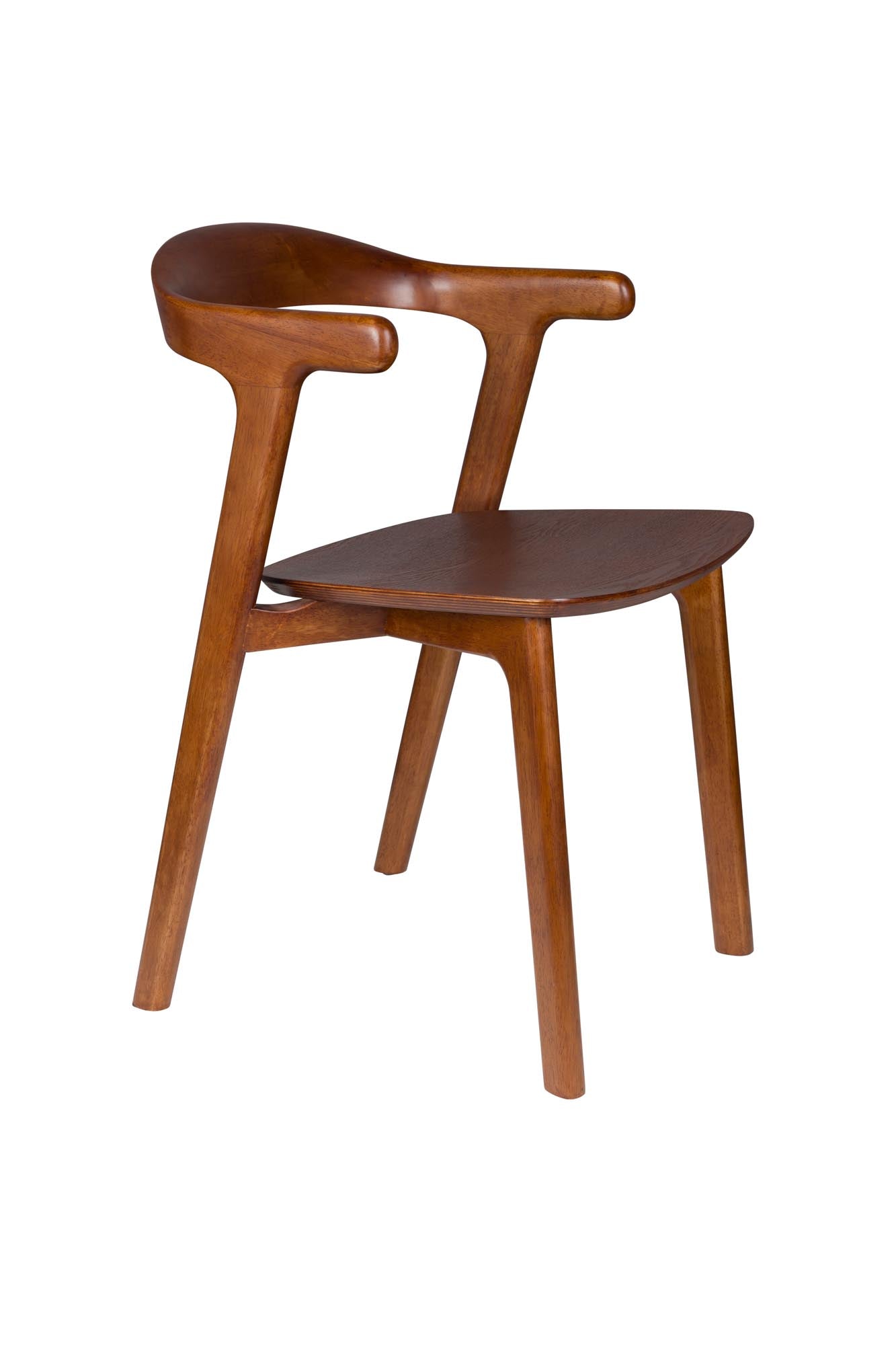 Stuhl Northwood in Walnuss präsentiert im Onlineshop von KAQTU Design AG. Stuhl ist von Zuiver