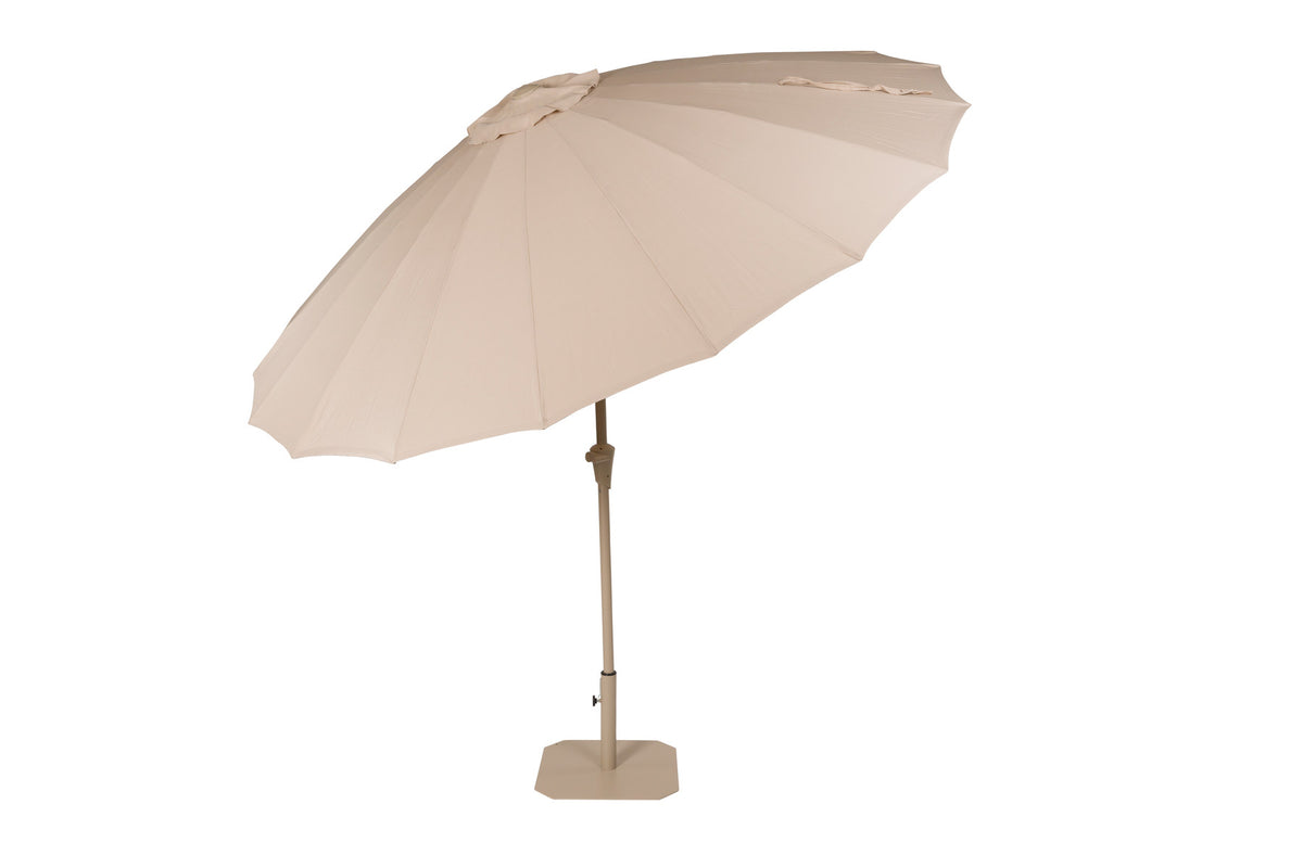 Sunbrella Sunshine Set Brown Rice in beige präsentiert im Onlineshop von KAQTU Design AG. Sonnenschirm ist von Zuiver