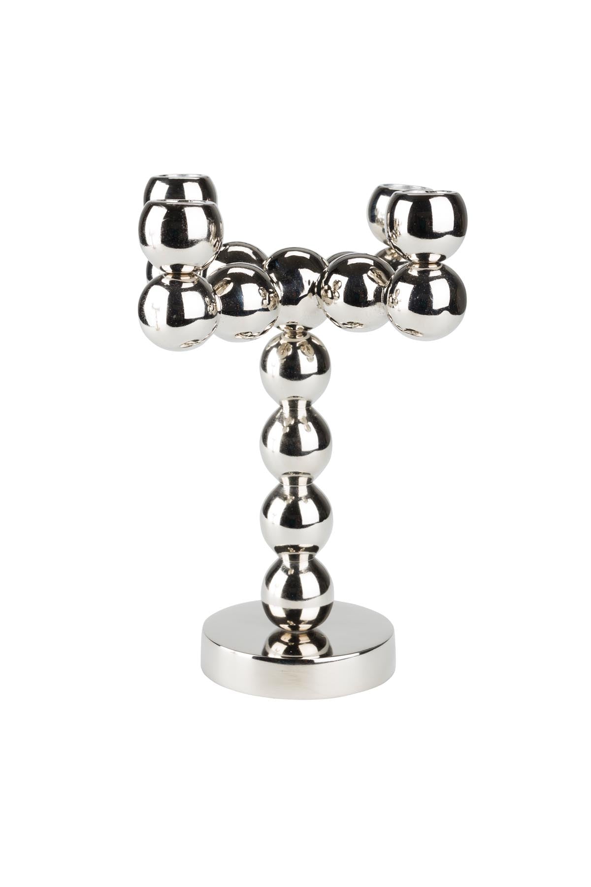 Kerzenständer Bubbles Four Shiny Silver in Silber präsentiert im Onlineshop von KAQTU Design AG. Kerzenständer ist von Zuiver