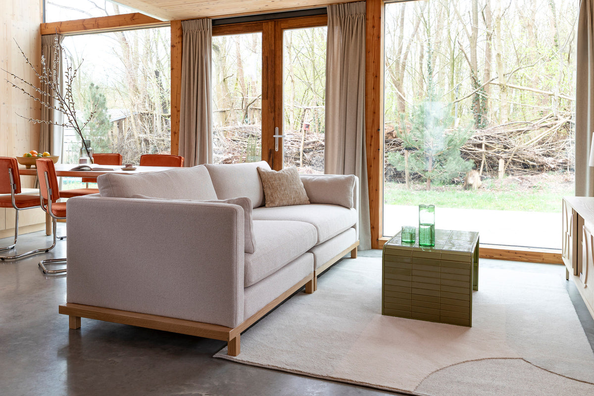 Sofa Blossom 4.5-Sitzer in Creme präsentiert im Onlineshop von KAQTU Design AG. 4er Sofa ist von Zuiver