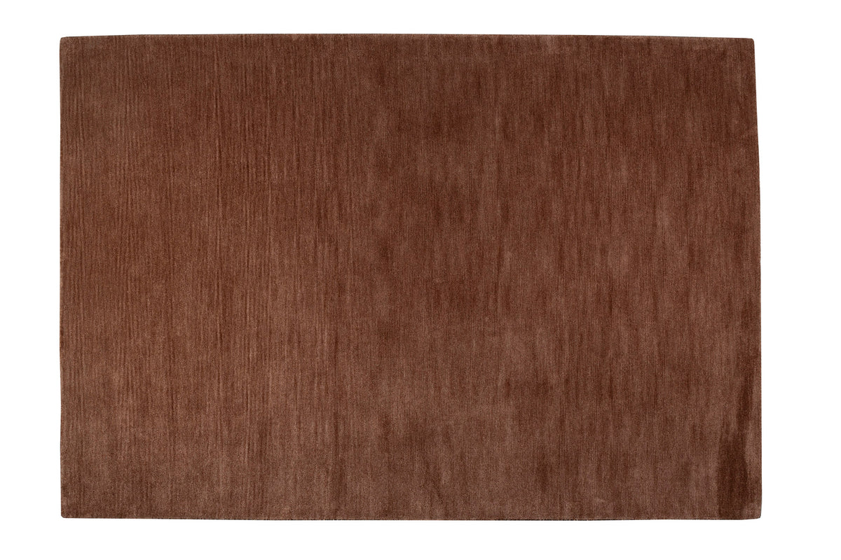 Teppich Luwte von Zuiver aus Polyester und Baumwolle in Rot oder Beige, ohne Fransen