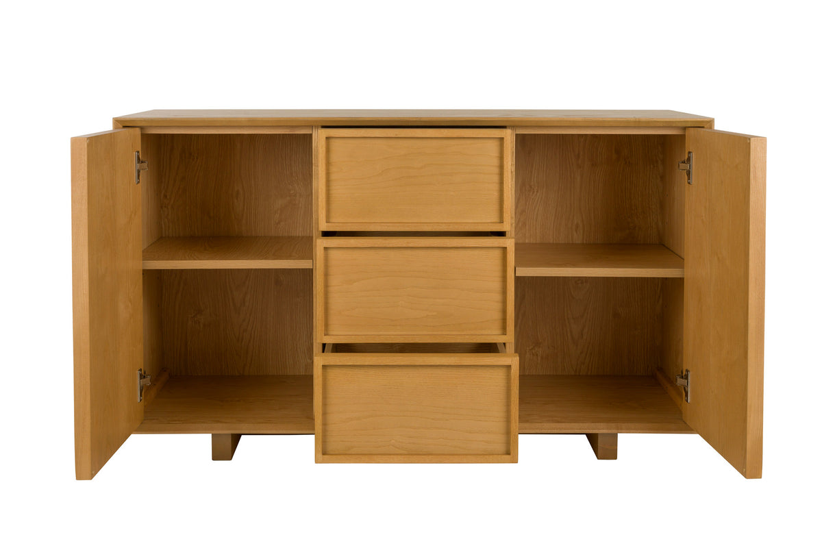 Sideboard Raster High in Natur präsentiert im Onlineshop von KAQTU Design AG. Sideboard ist von Zuiver